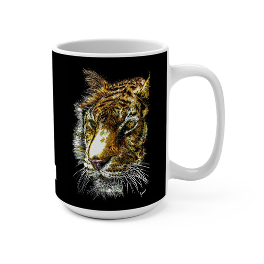 Majestic Tiger 15oz Mug - Perfect Gift for Animal Lovers