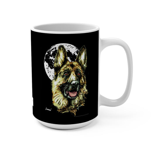 German Shepherd Custom Mug 15oz, Perfect Gift for Dog Lovers
