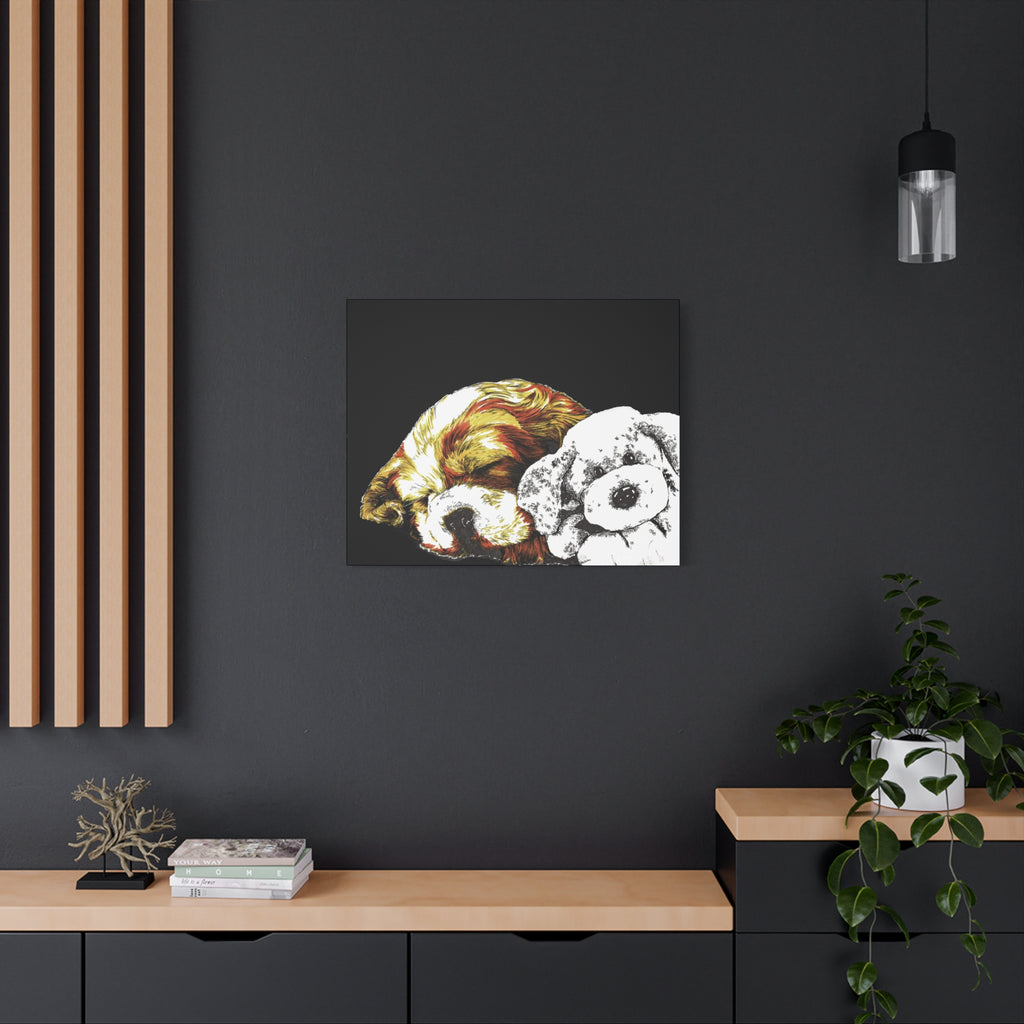 Cocker Spaniel Puppy Print, Hand-Drawn Dog Art
