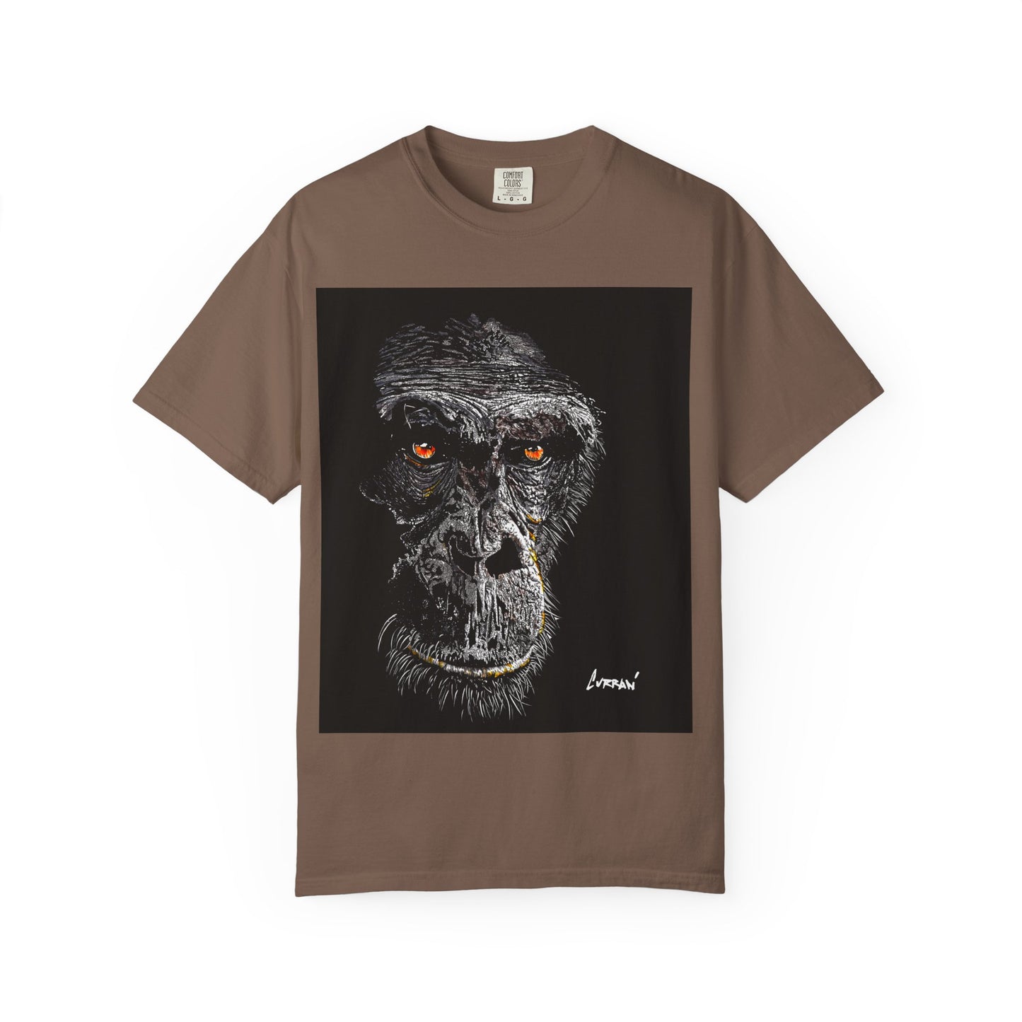 Gorilla Garment-Dyed Art T-Shirt | Unique Unisex Graphic Tee