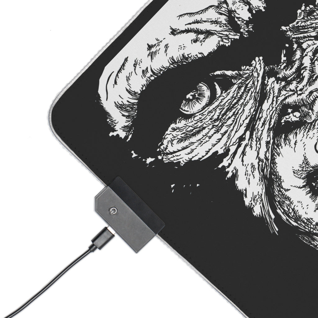 Gorilla Wild Spirit LED Gaming Mouse Pad - Gorilla Design