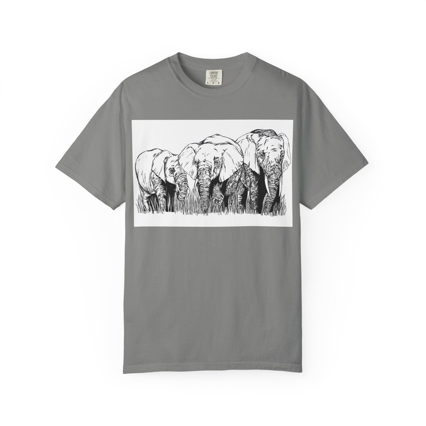 Eco-Friendly Elephant Graphic Unisex T-Shirt
