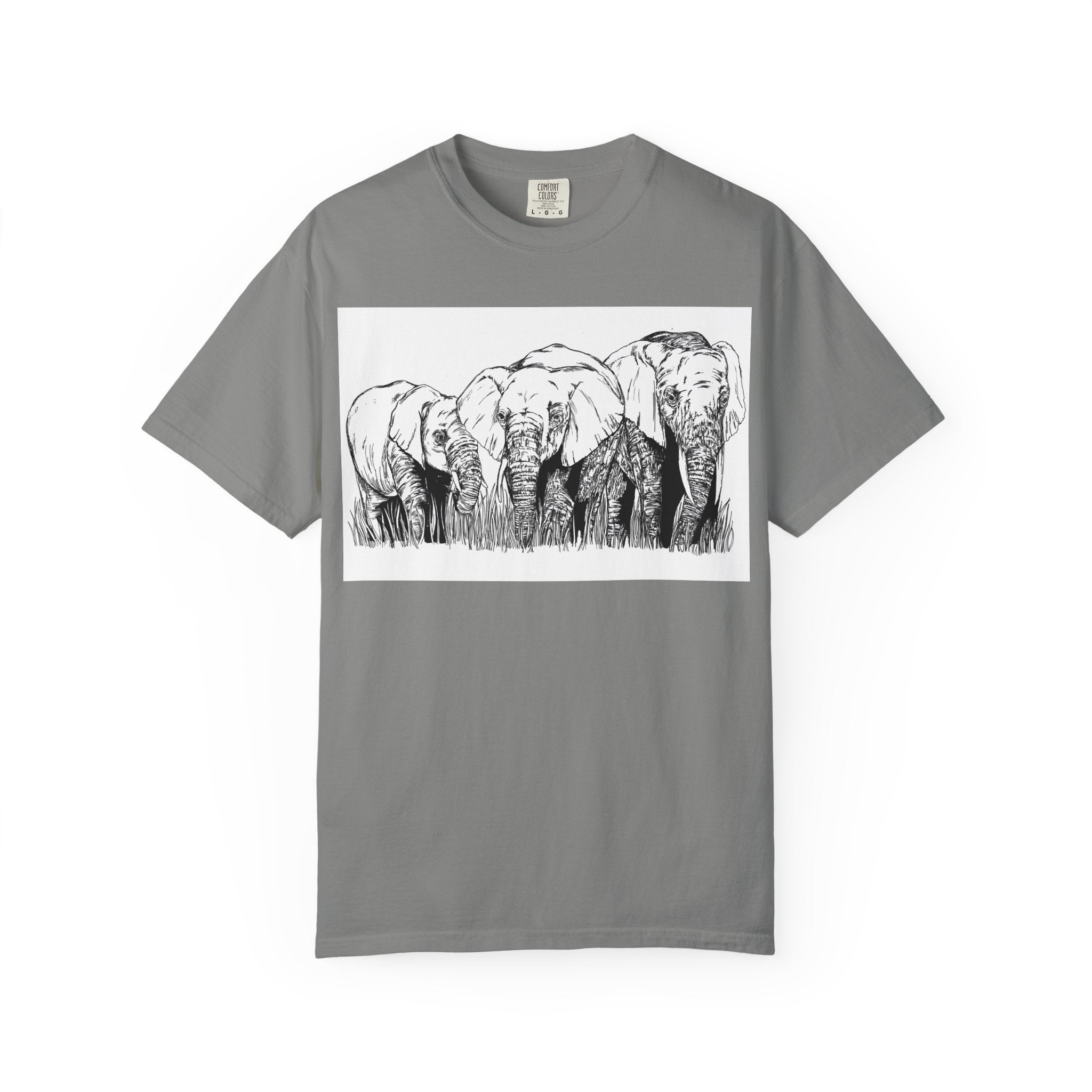 Eco-Friendly Elephant Graphic Unisex T-Shirt