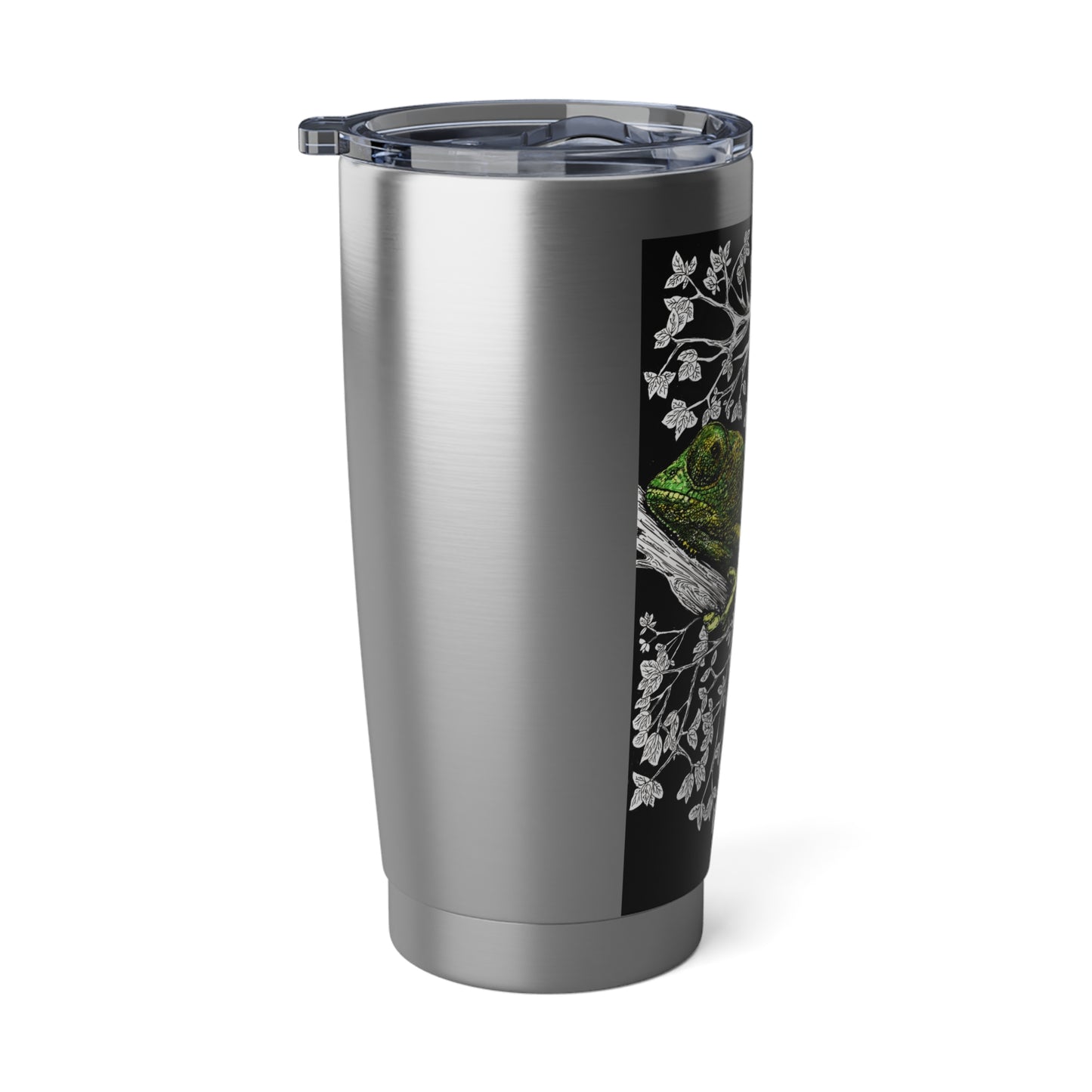 Chameleon Travel Mug, Art Lover Gift, Unique Mug Art