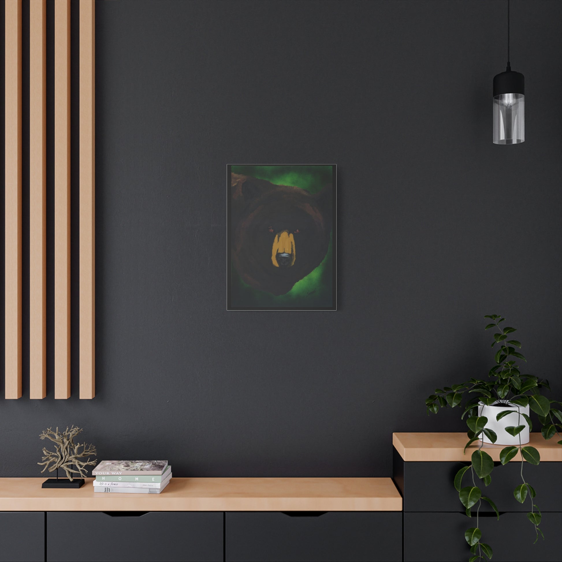 Brown Bear Wall Art, Brown Bear Art Print