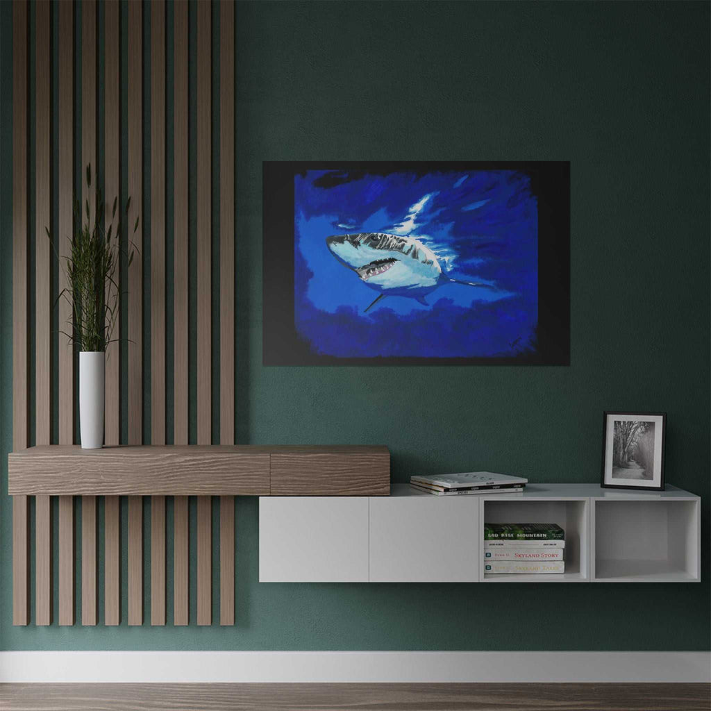 Great White Shark Satin Poster (300gsm) - Vibrant Wall Art