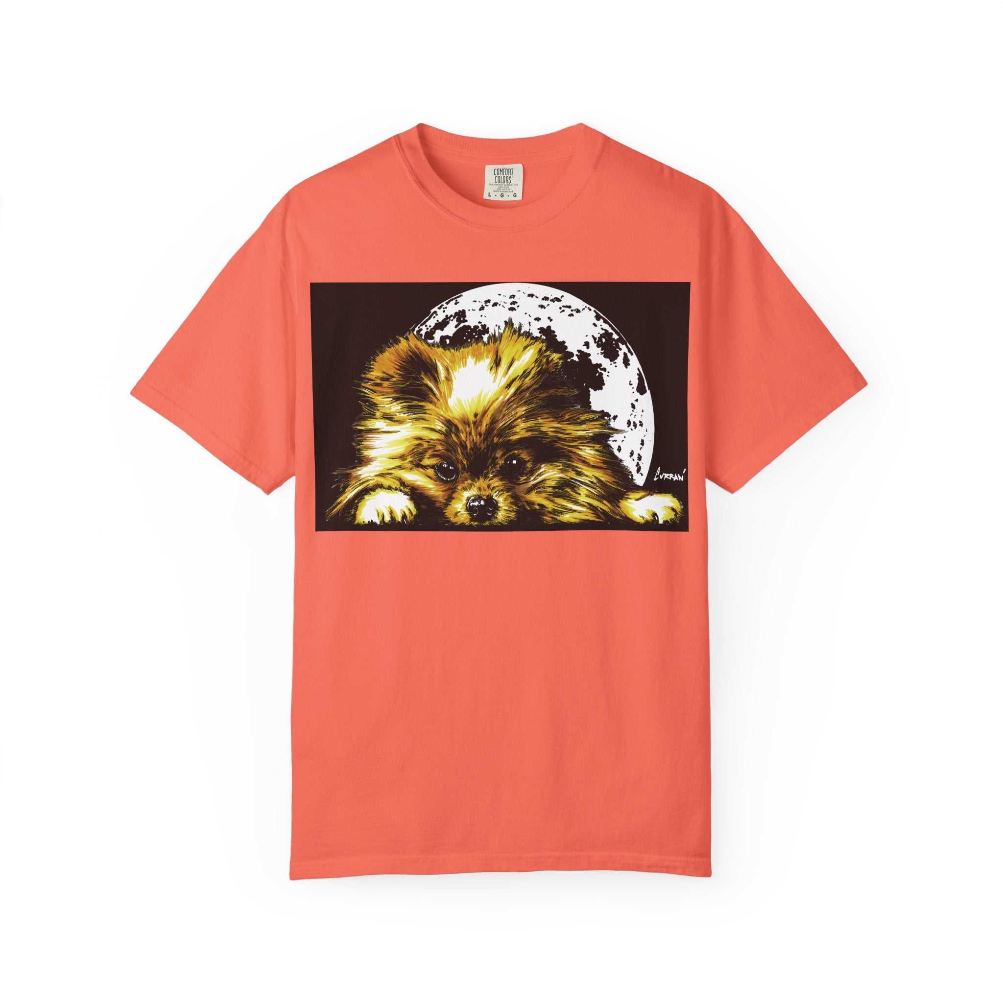 Pomeranian Unisex T-shirt - Hand Painted Art Design
