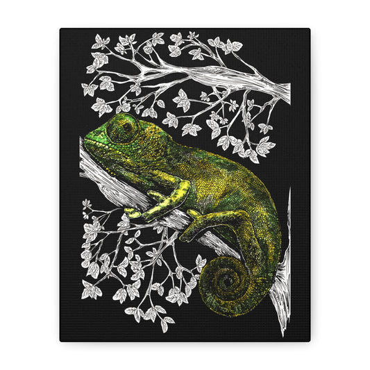 Chameleon in Tree Wall Art Print of the Original wall art