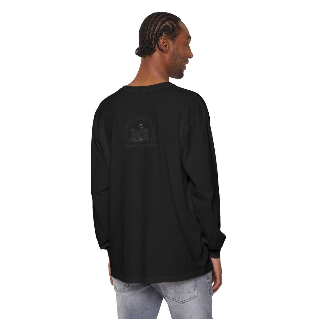 Moonlit Stag Long Sleeve T-Shirt - Unisex Nature Apparel
