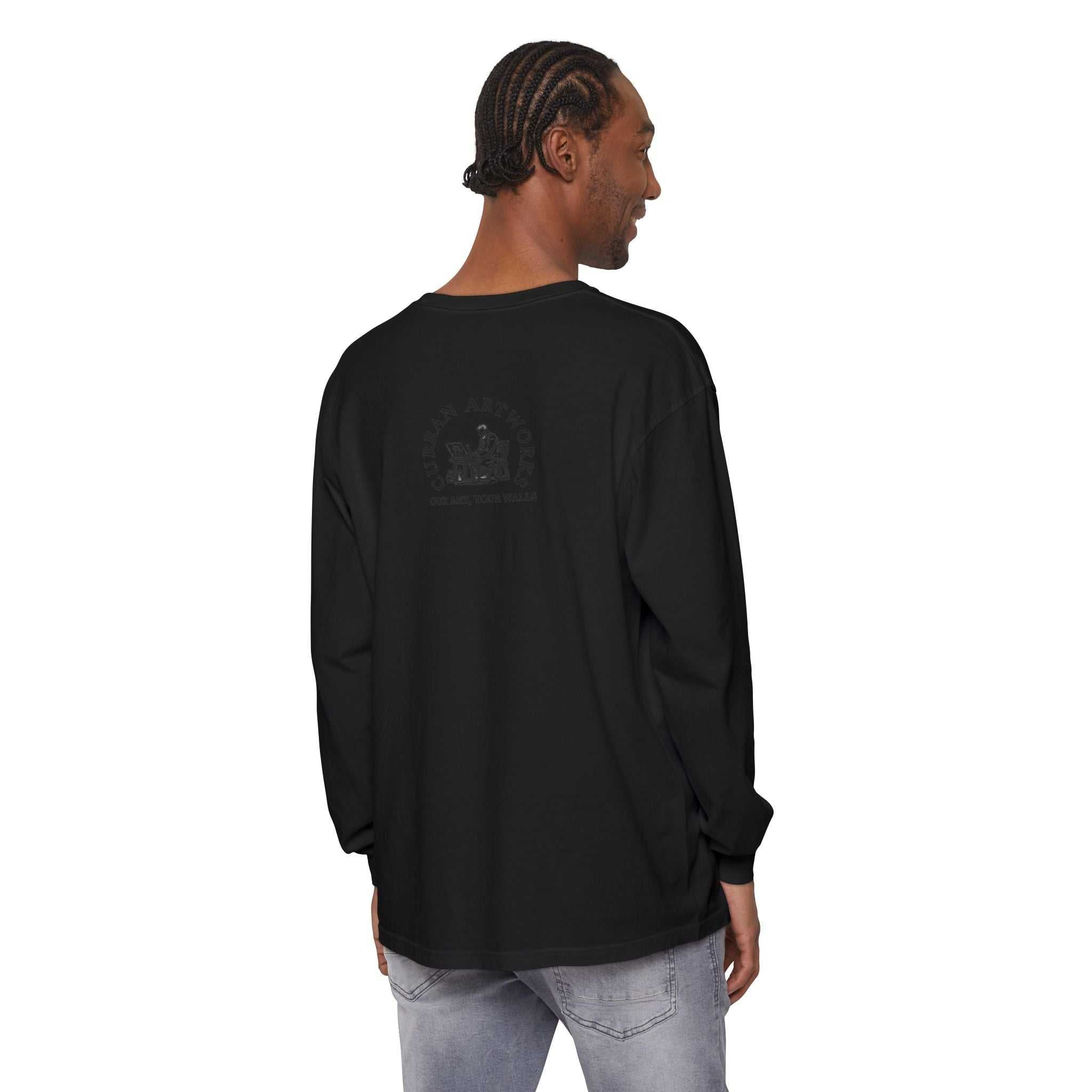 Moonlit Stag Long Sleeve T-Shirt - Unisex Nature Apparel