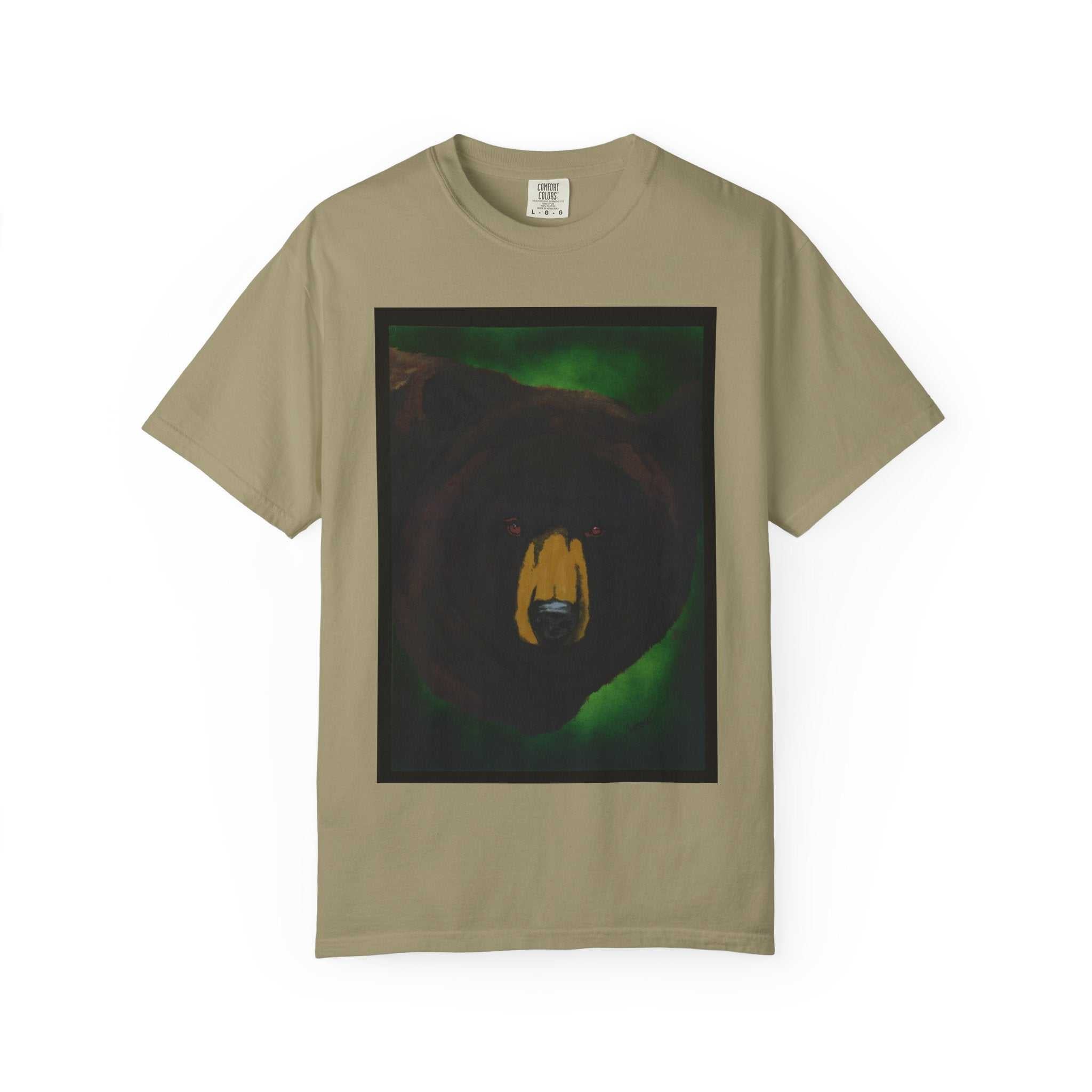 Brown Bear Unisex Garment-Dyed T-Shirt - Nature Apparel