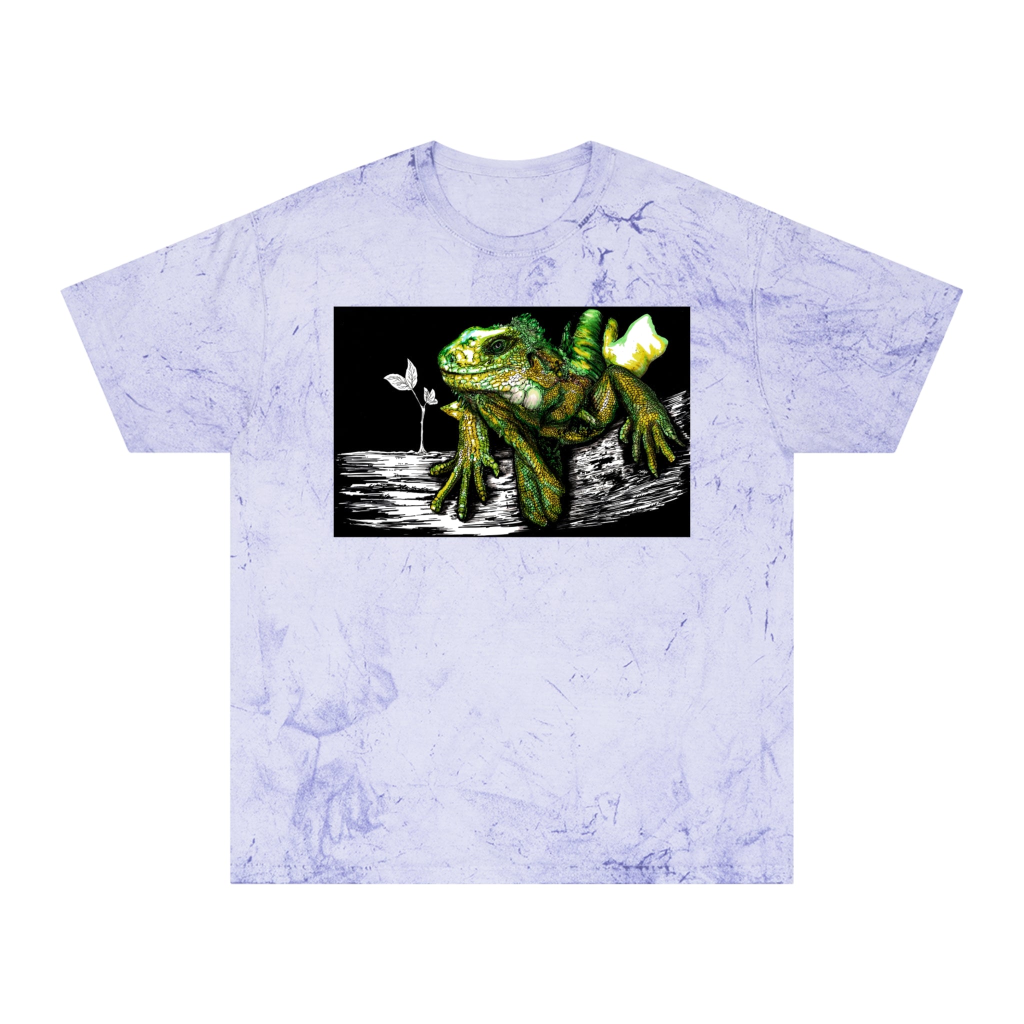 Iguana Unisex Color Blast T-Shirt - Vibrant Nature-Inspired