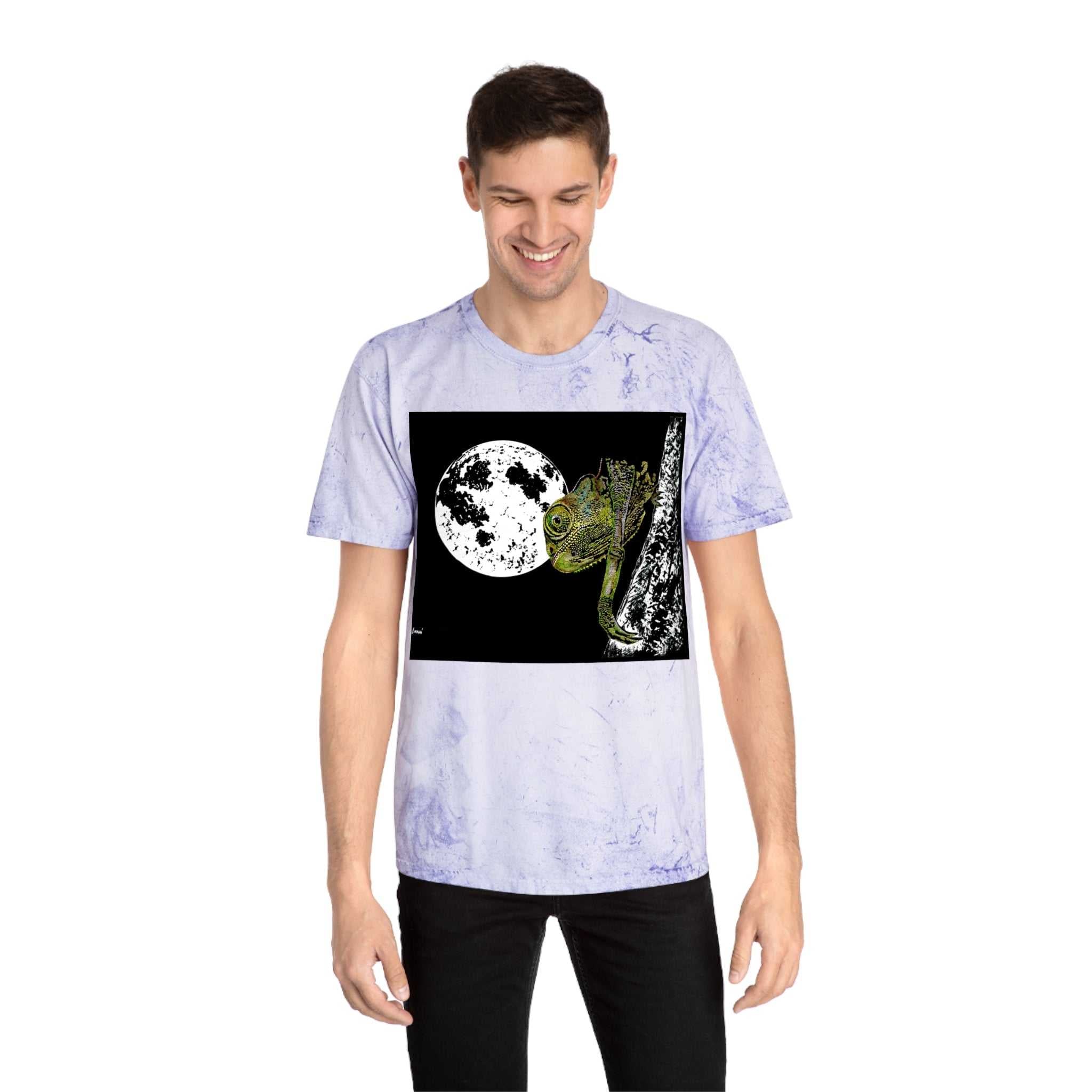 Chameleon Color Blast T-Shirt, Eco-Friendly, Nature-Inspired