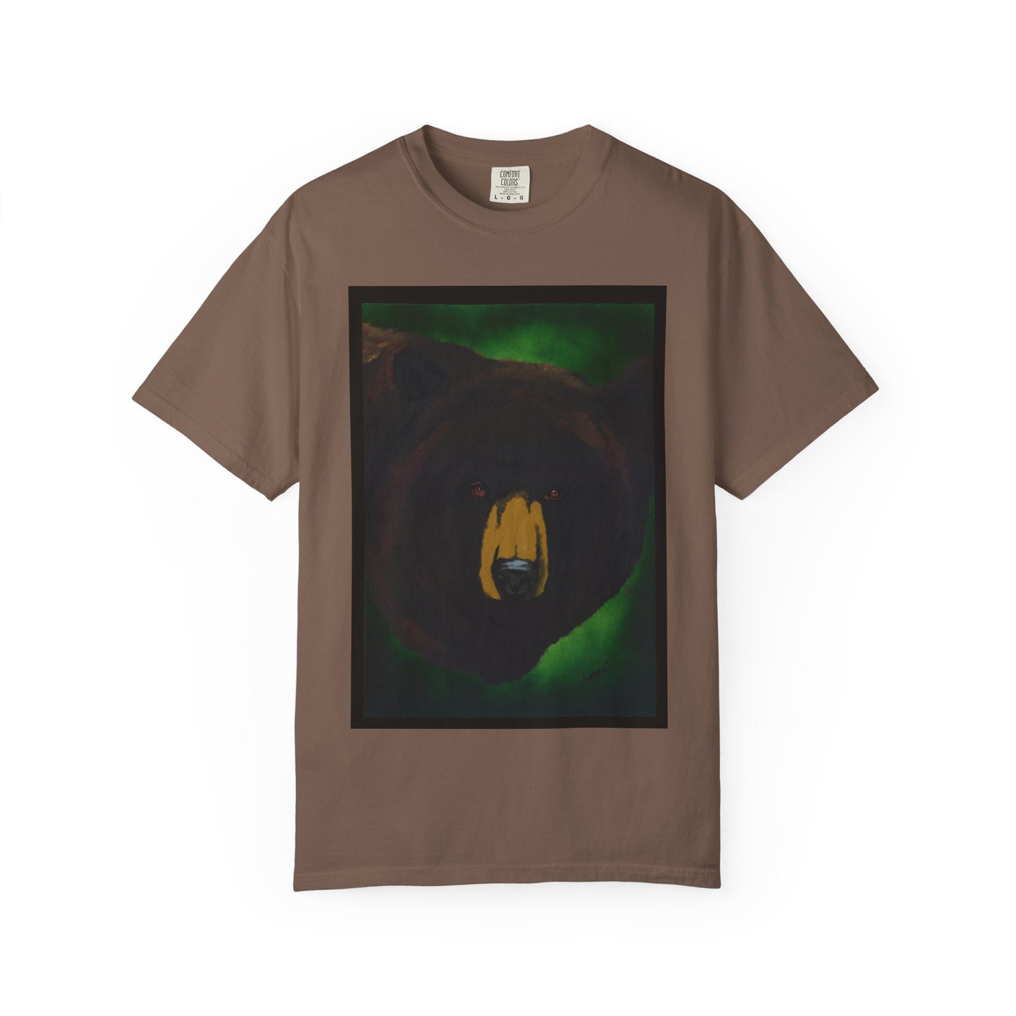 Brown Bear Unisex Garment-Dyed T-Shirt - Nature Apparel