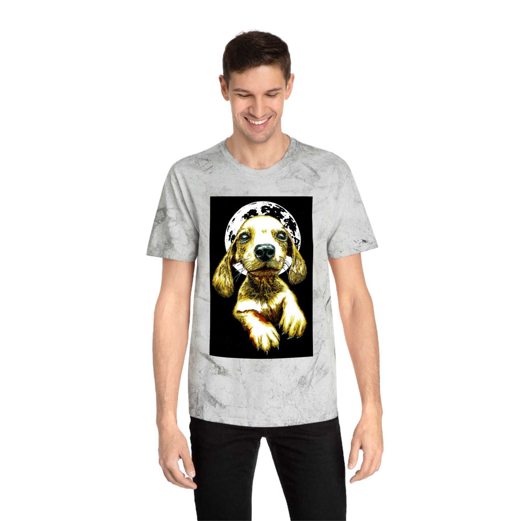 Unisex Color Blast Dog Graphic Pet Lover Tee
