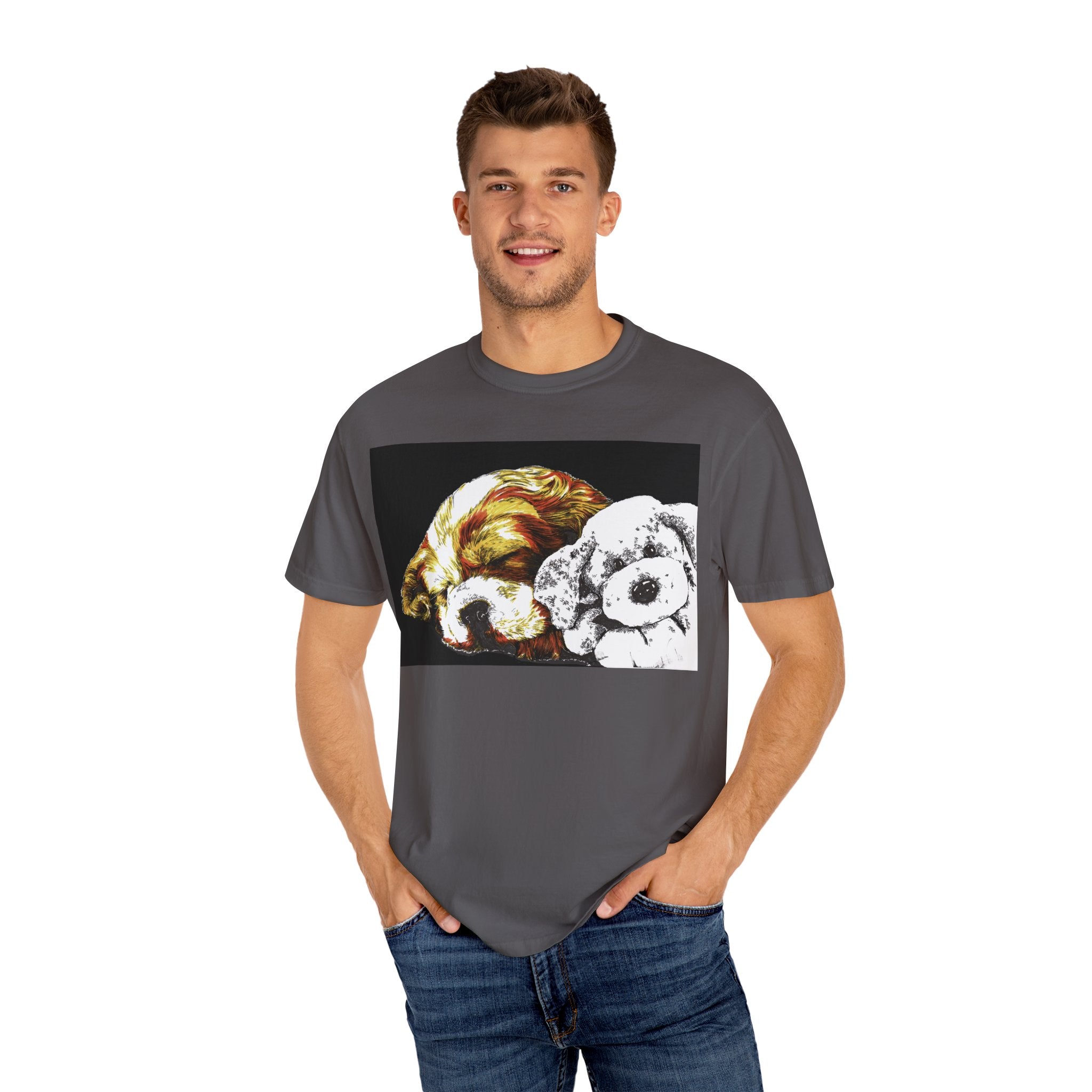 Cocker Spaniel T-shirt - Hand Drawn Art Design