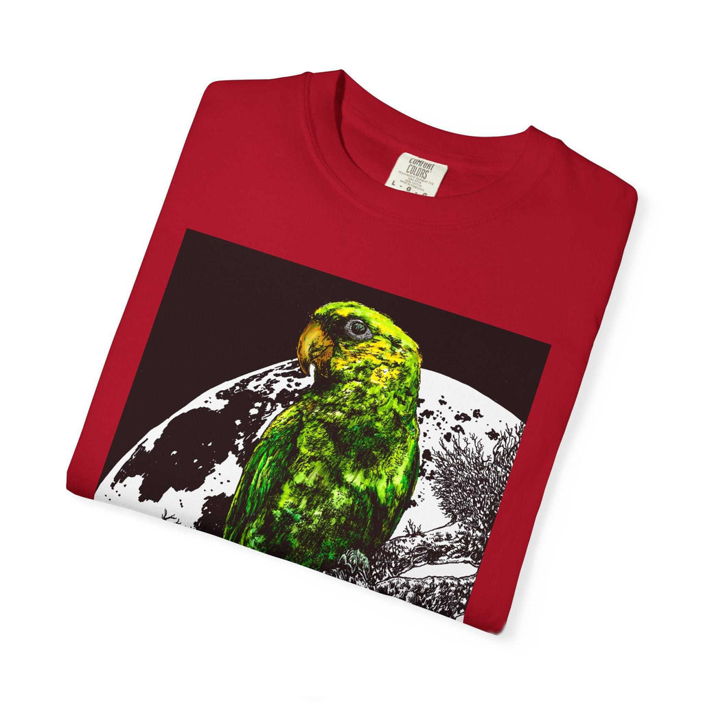 Cool Parrot in the Moonlight Unisex T-shirt