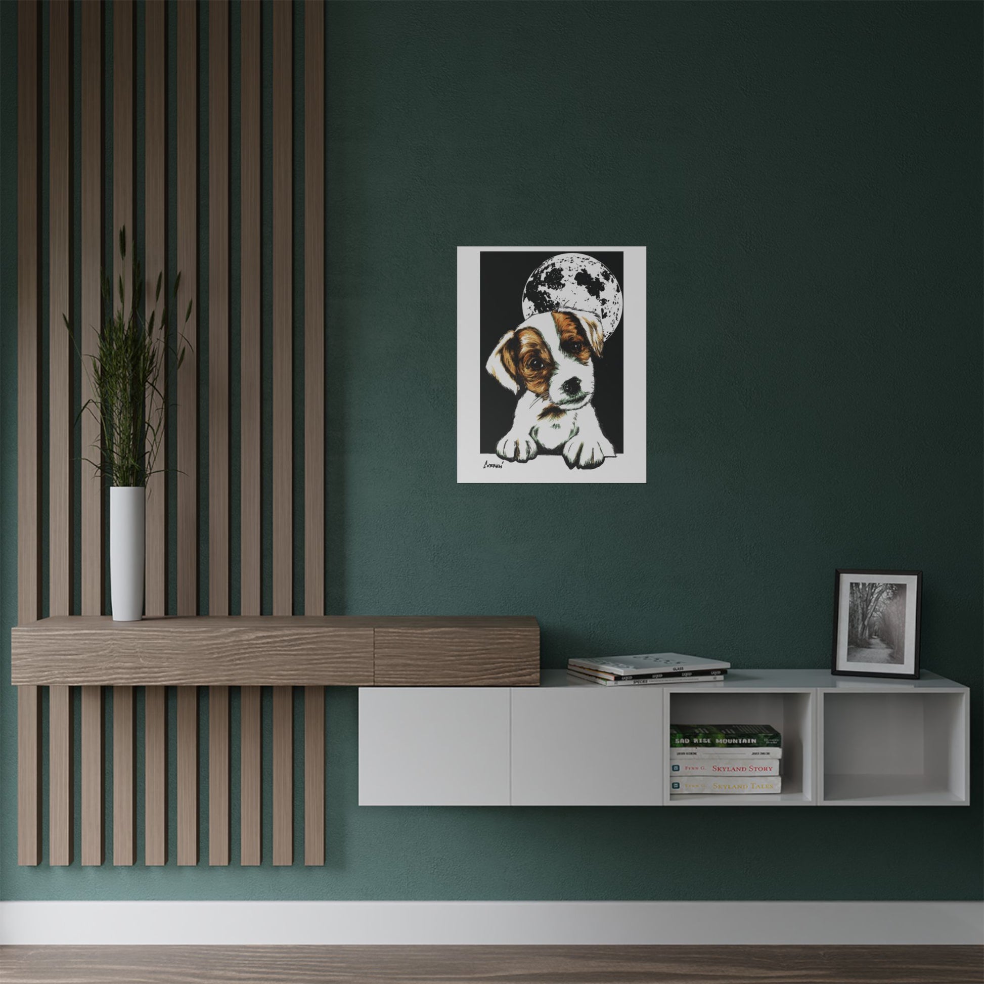Adorable Beagle Satin Poster - Perfect for Animal Lovers