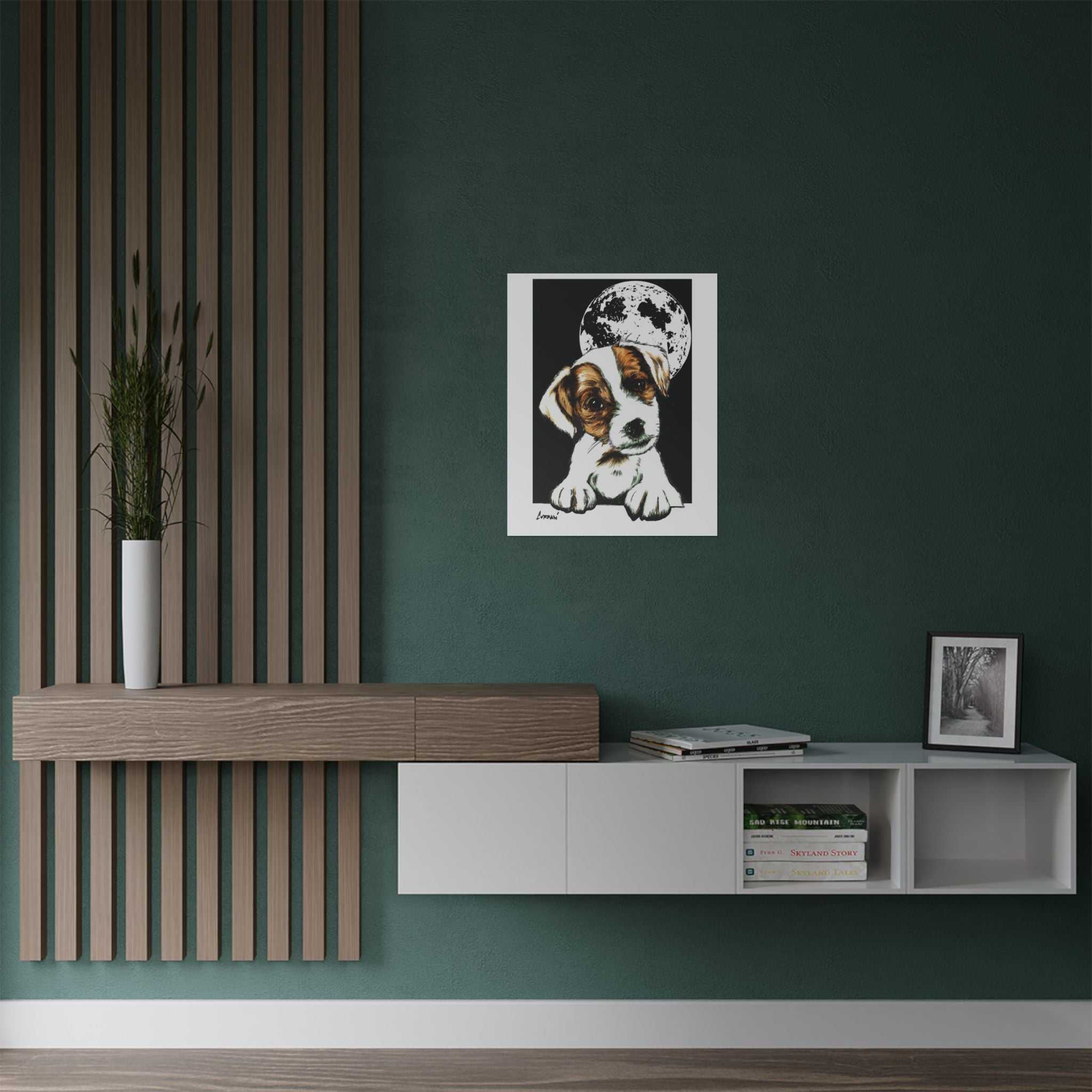Adorable Beagle Satin Poster - Perfect for Animal Lovers