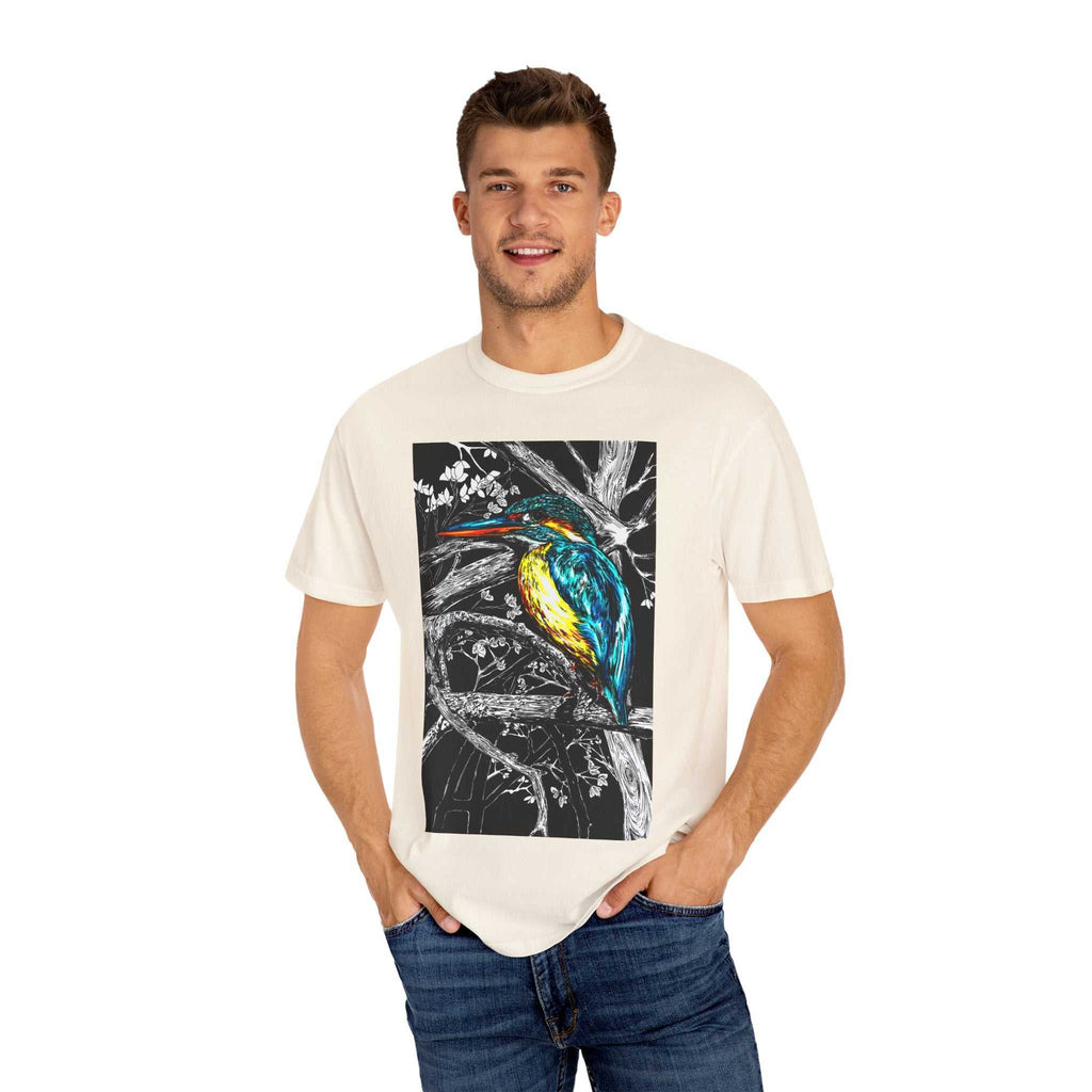 Discover the perfect shirt for nature lovers with our Kingfisher Graphic Unisex T-Shirt - Nature Lover's Tee. Stand out in style!