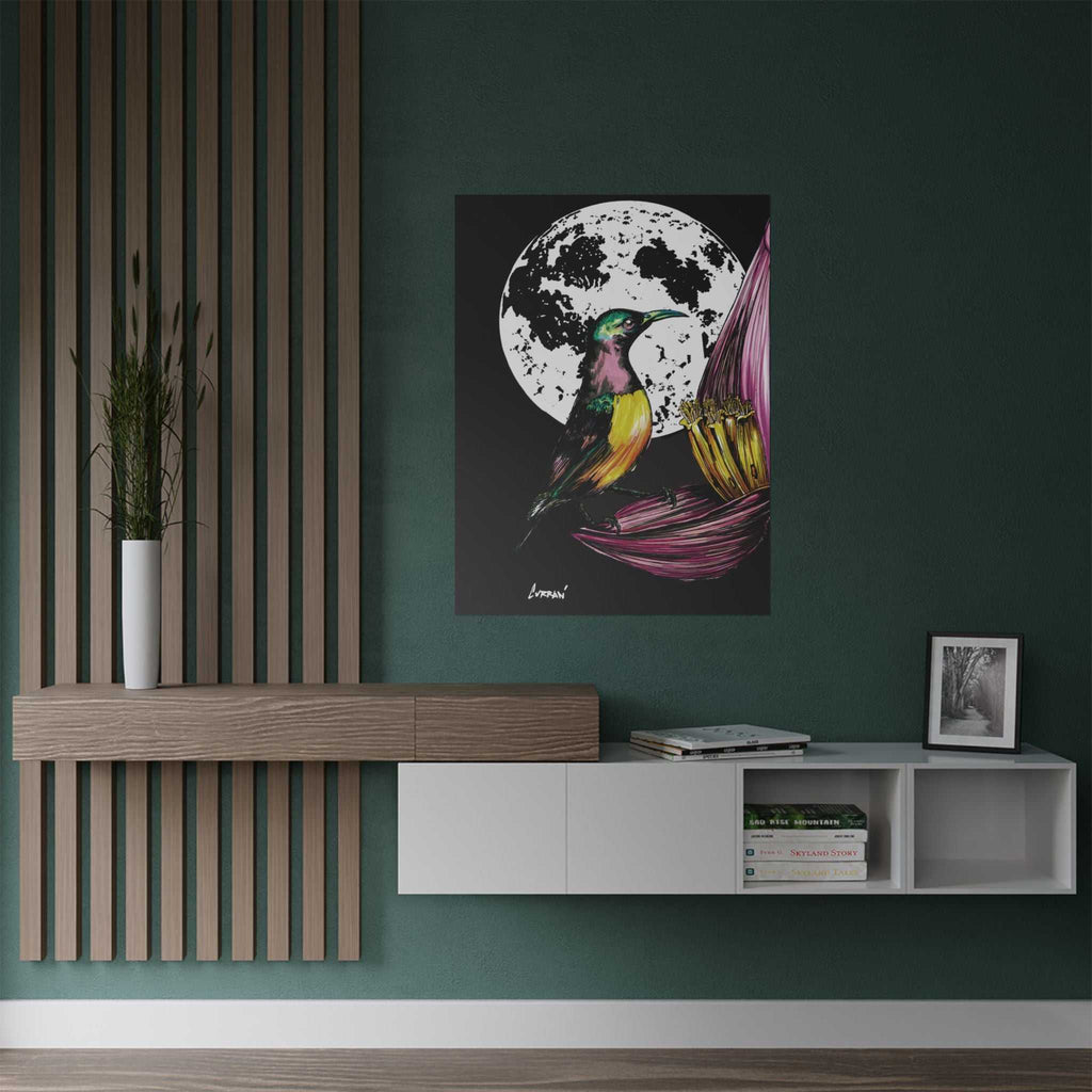 Discover the perfect addition to your nature-inspired decor with our Vibrant Bird Satin Poster - Art Print for Nature Lovers. Brighten up your space today!
