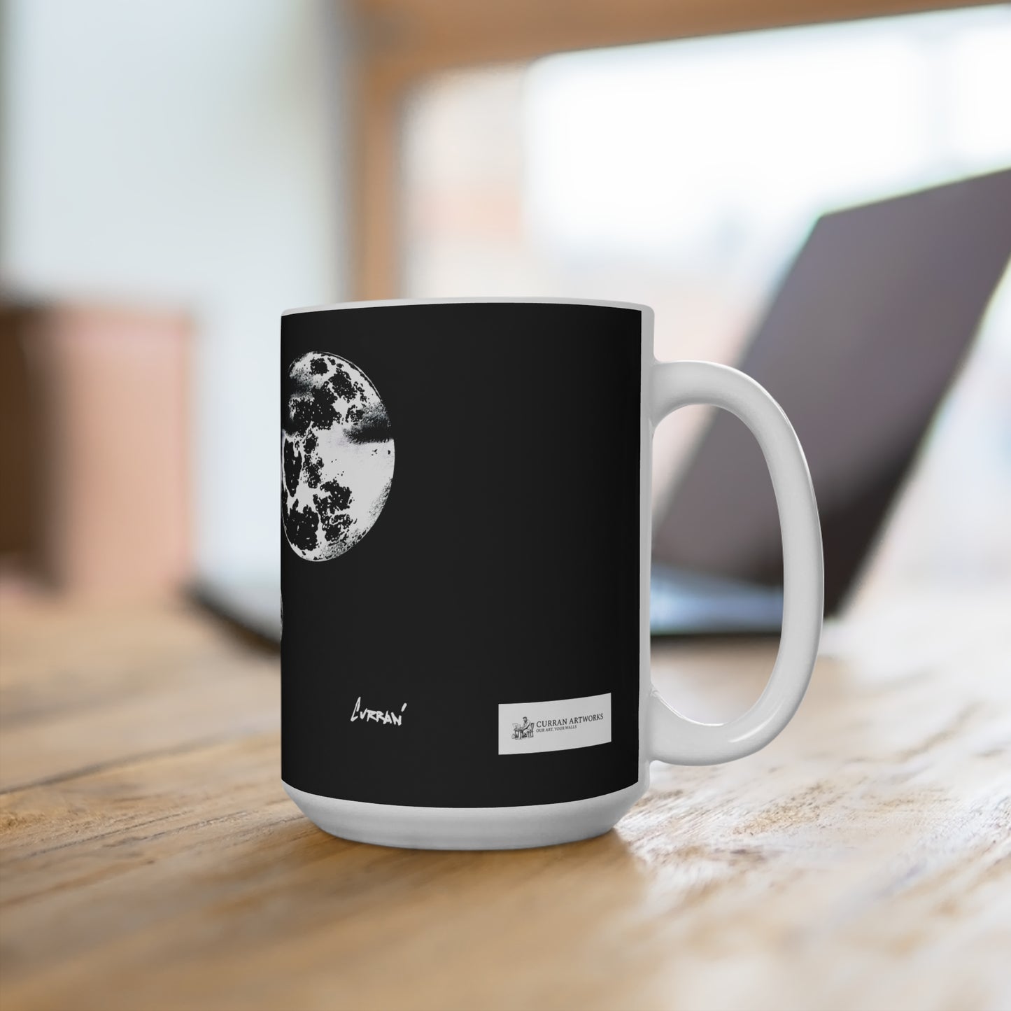Ram Mug 15oz - Unique Art for Animal Lovers