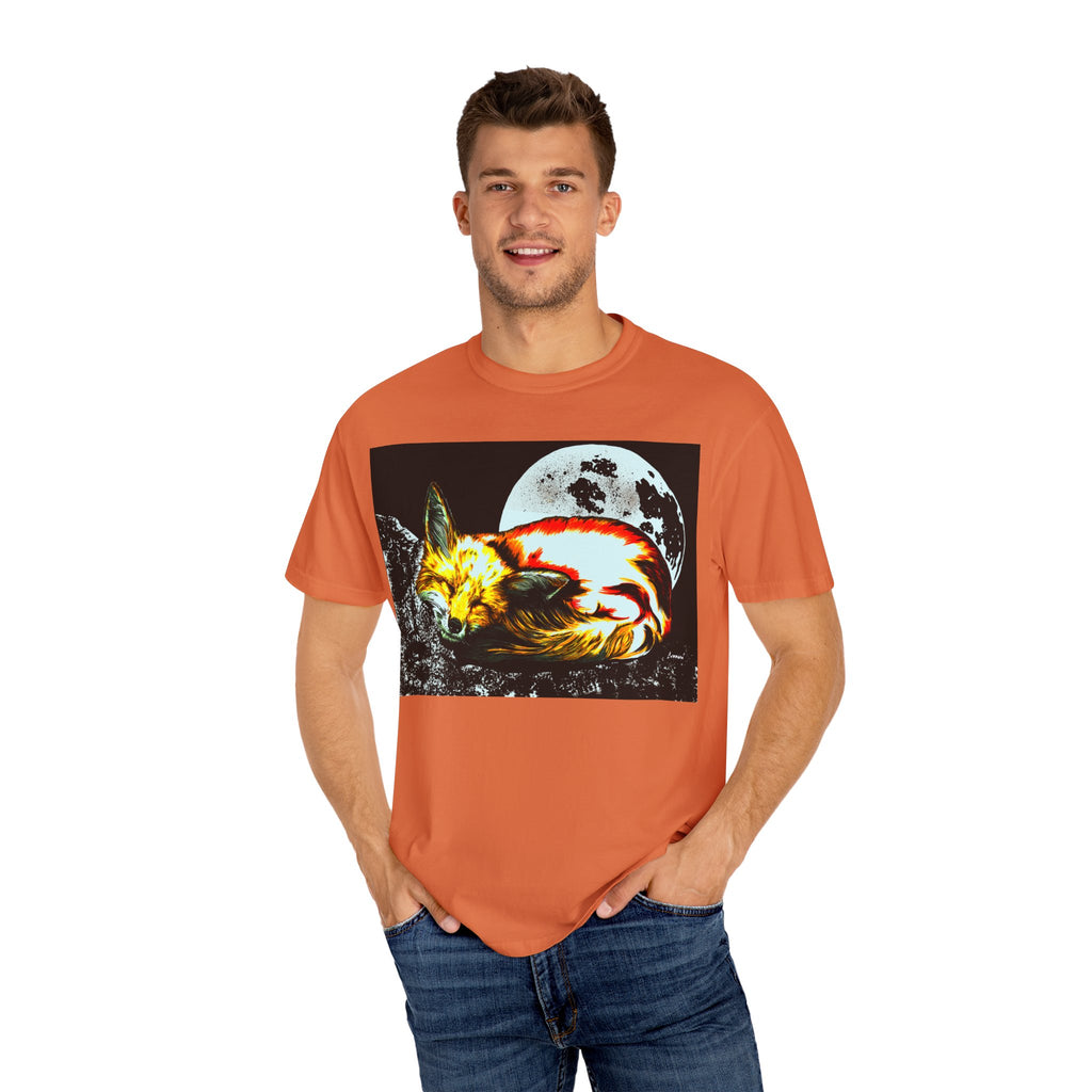 Dreamy Red Fox Graphic Unisex T-Shirt - Night Vibes