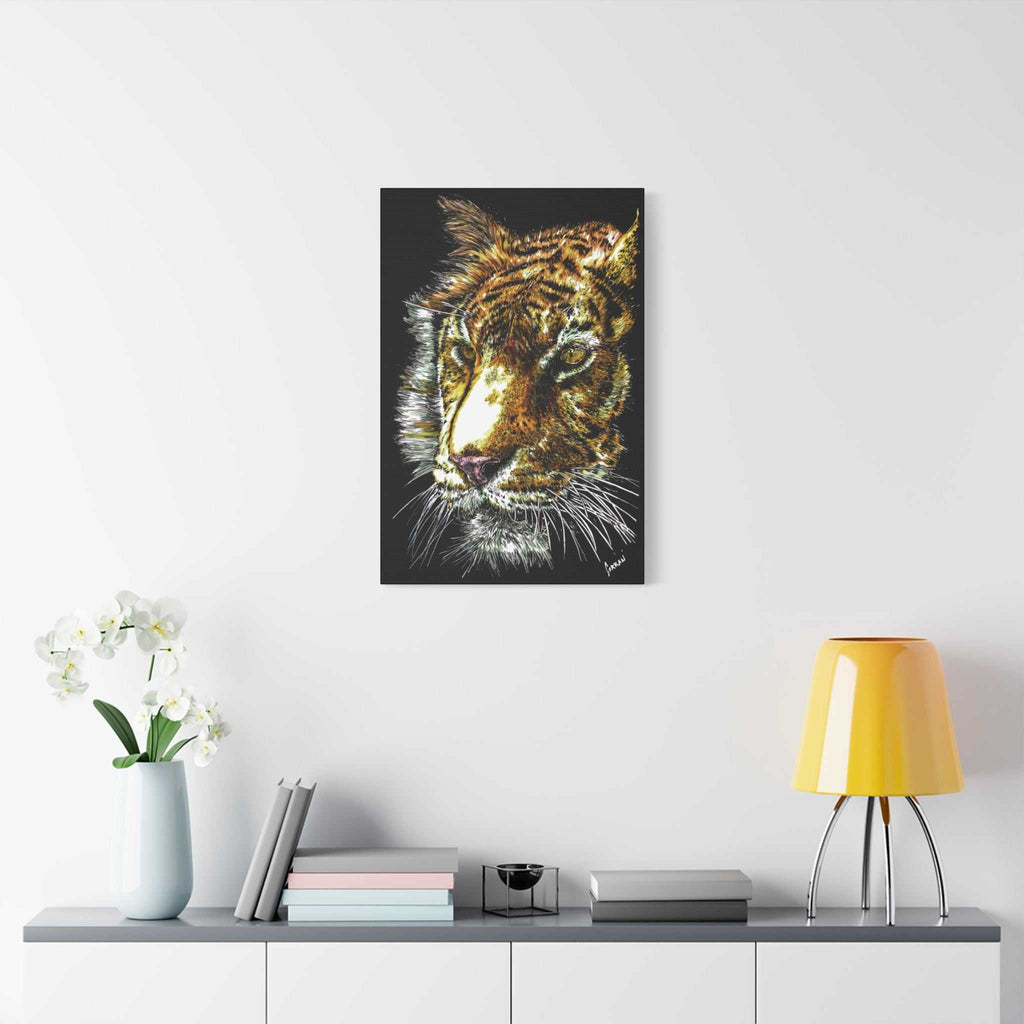Transform your space with our stunning Tiger Wall Art Canvas Print of the Original, hand drawn wall art of a Tiger. Elevate your decor now!