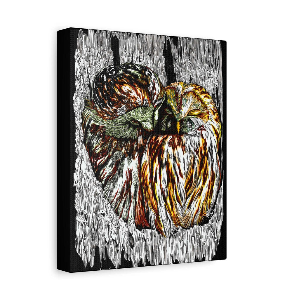 Owl Wall Art, Owl Print, Hand-Drawn Owls, Wildlife Art,