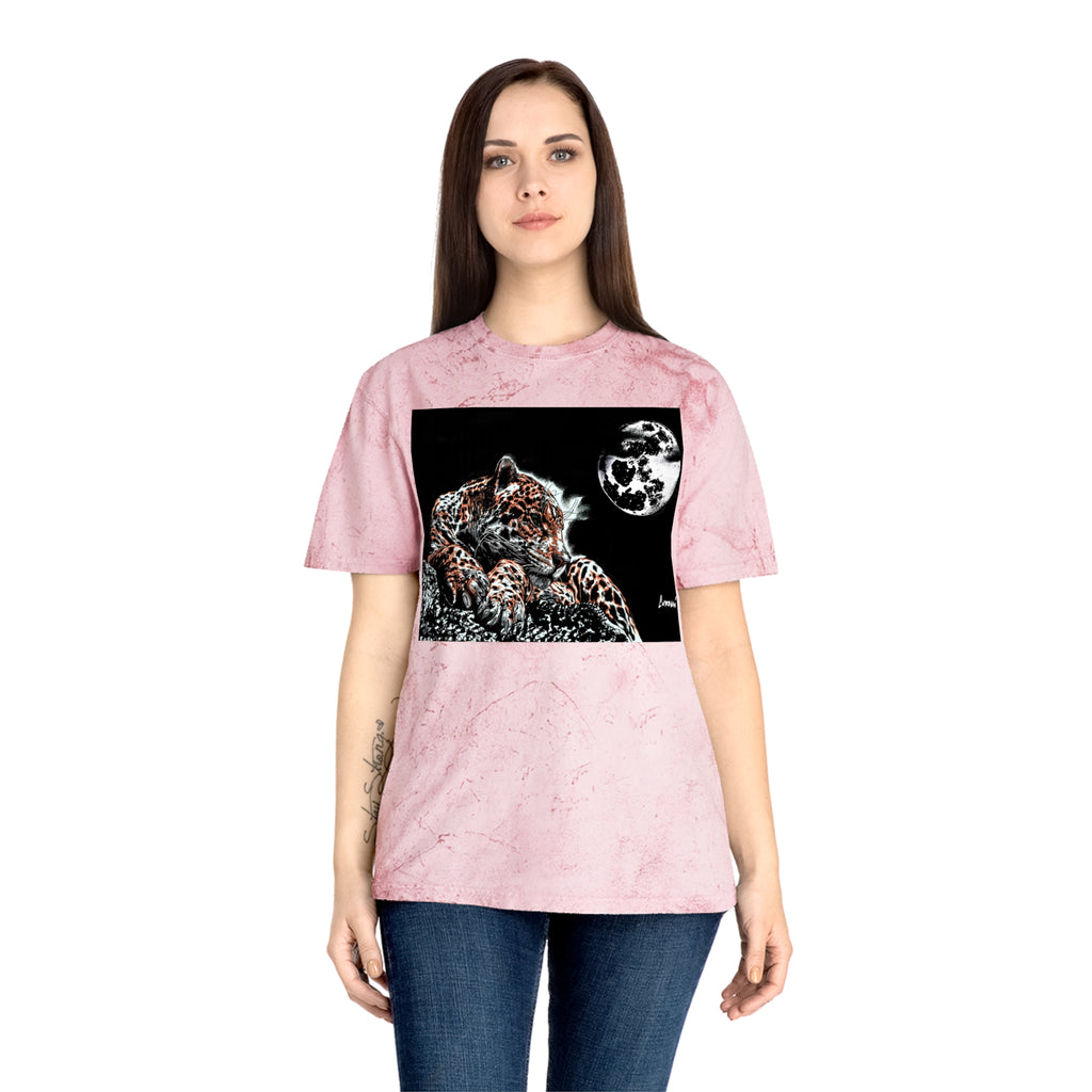 Leopard in the Moonlight T Shirt Original Hand Drawn Art