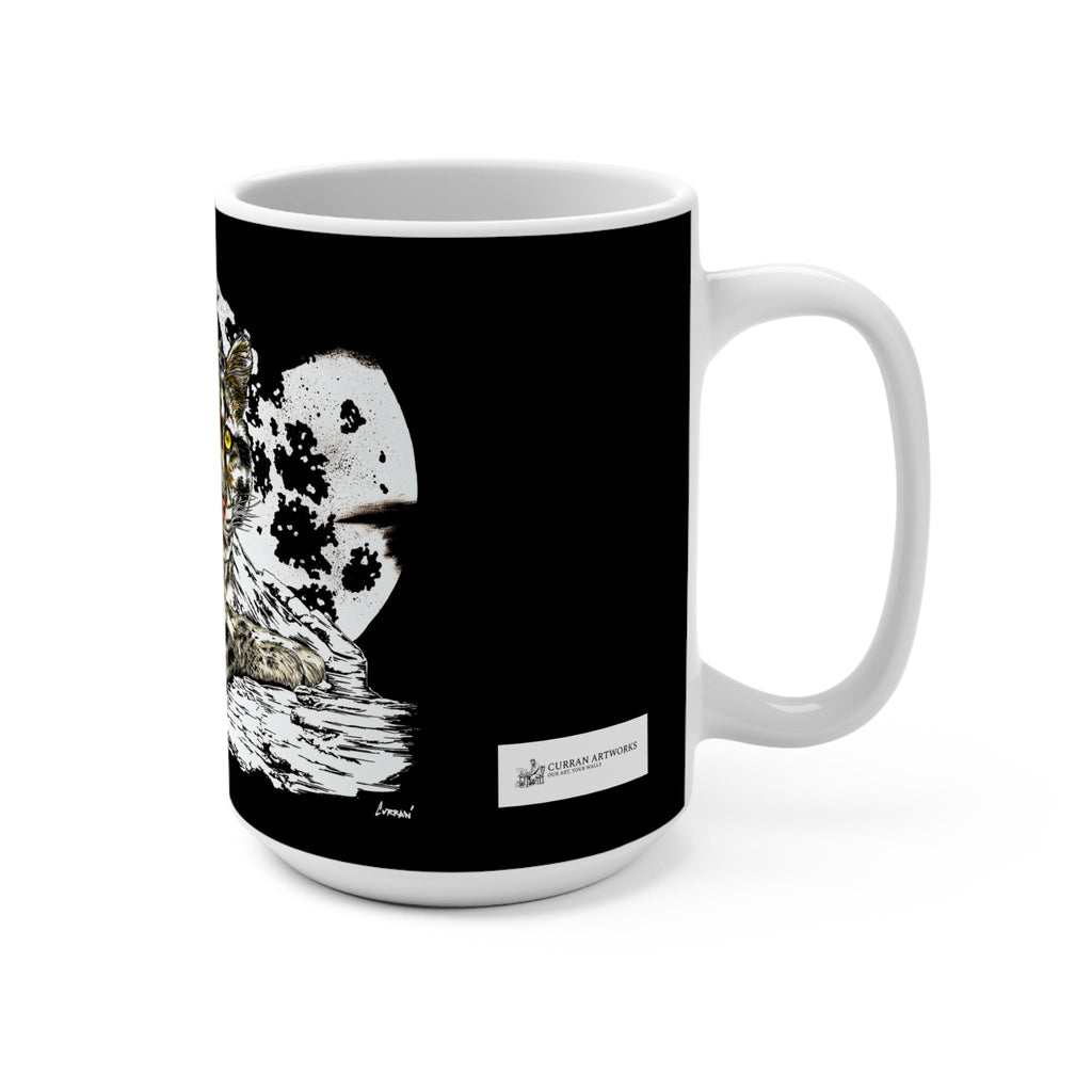 Get the perfect gift for animal lovers with our Vibrant Snow Leopard 15oz Mug - Perfect Gift for Animal Lovers. Unique design that stands out!