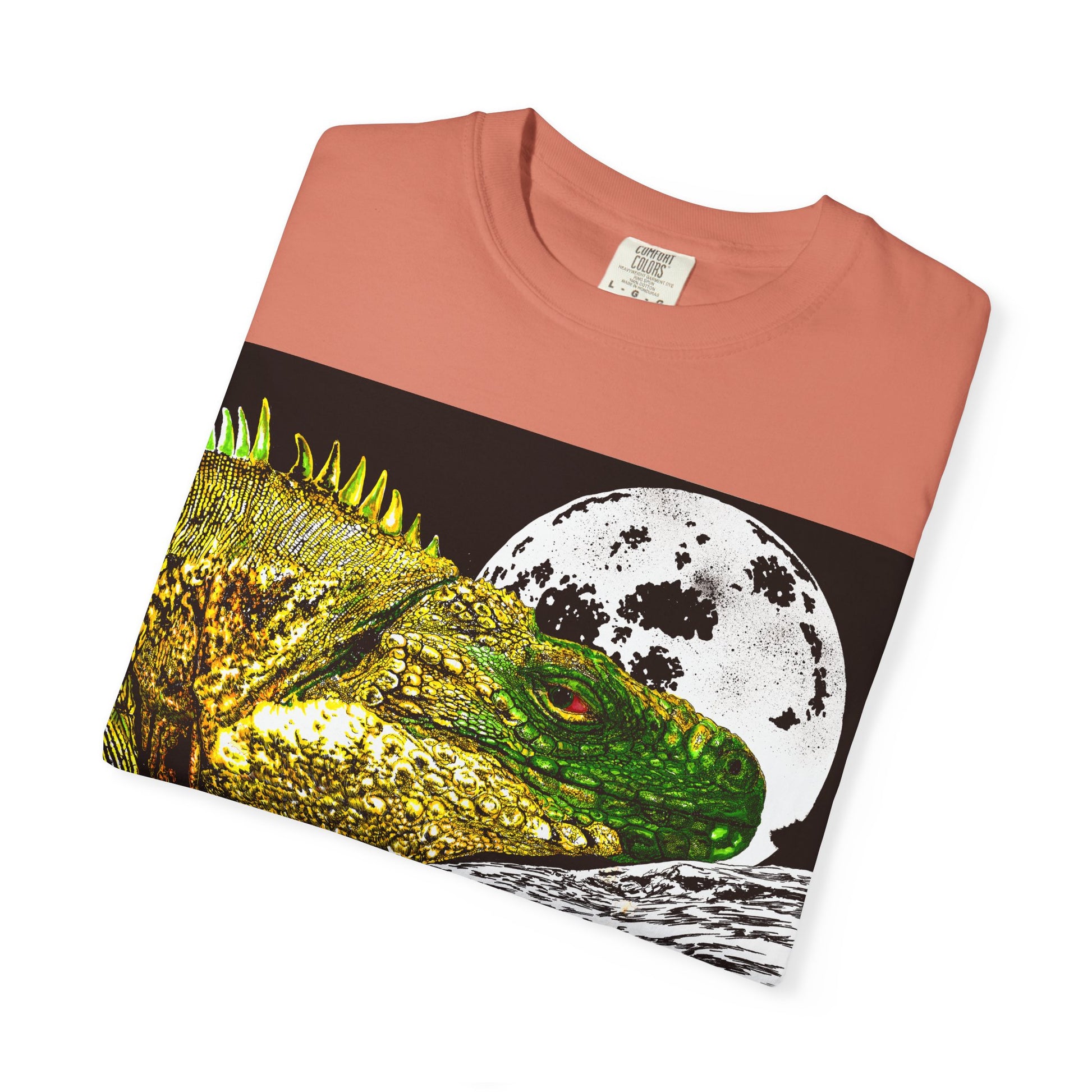 Graphic Iguana Moon Unisex T-Shirt - Nature Inspired Tee