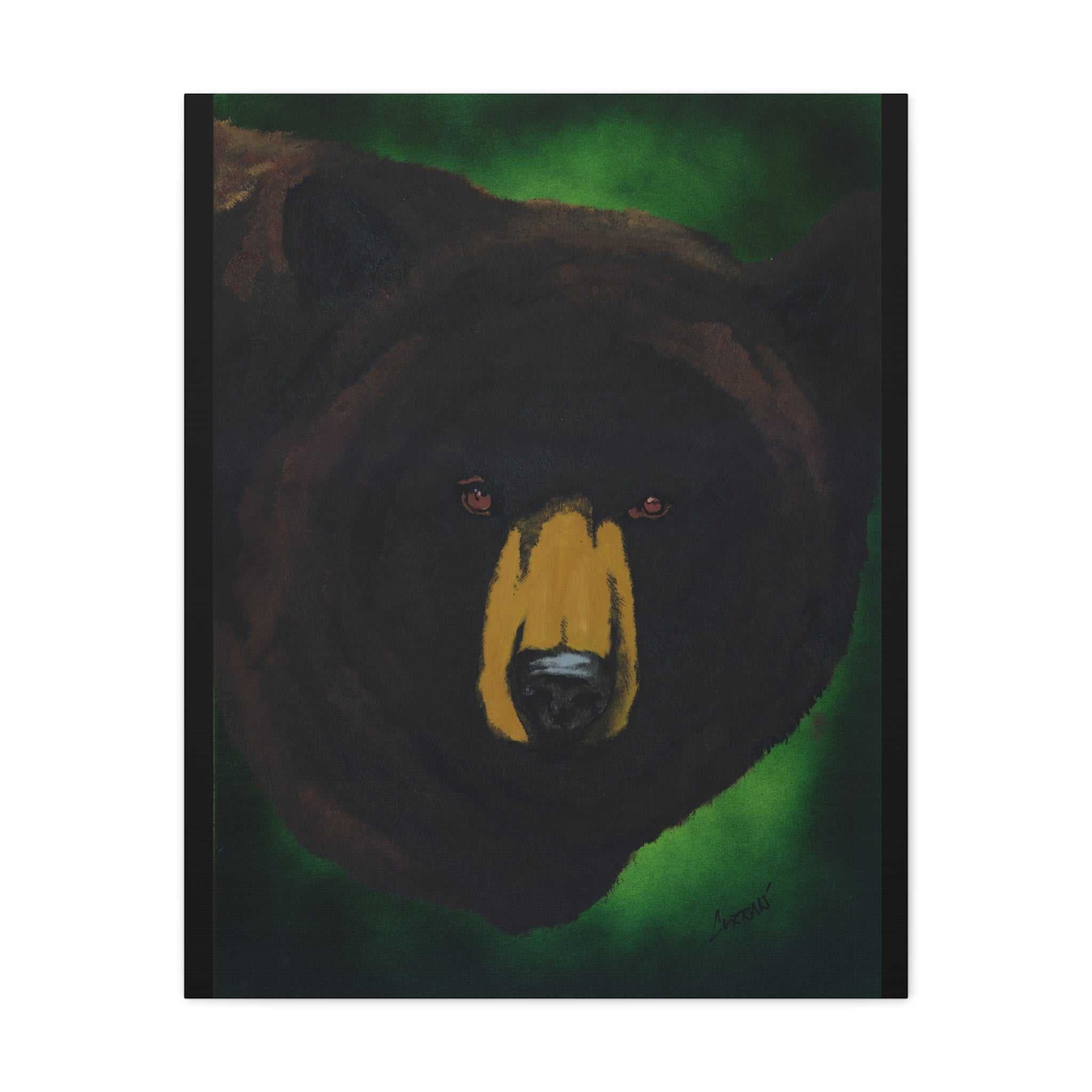 Brown Bear Wall Art, Brown Bear Art Print