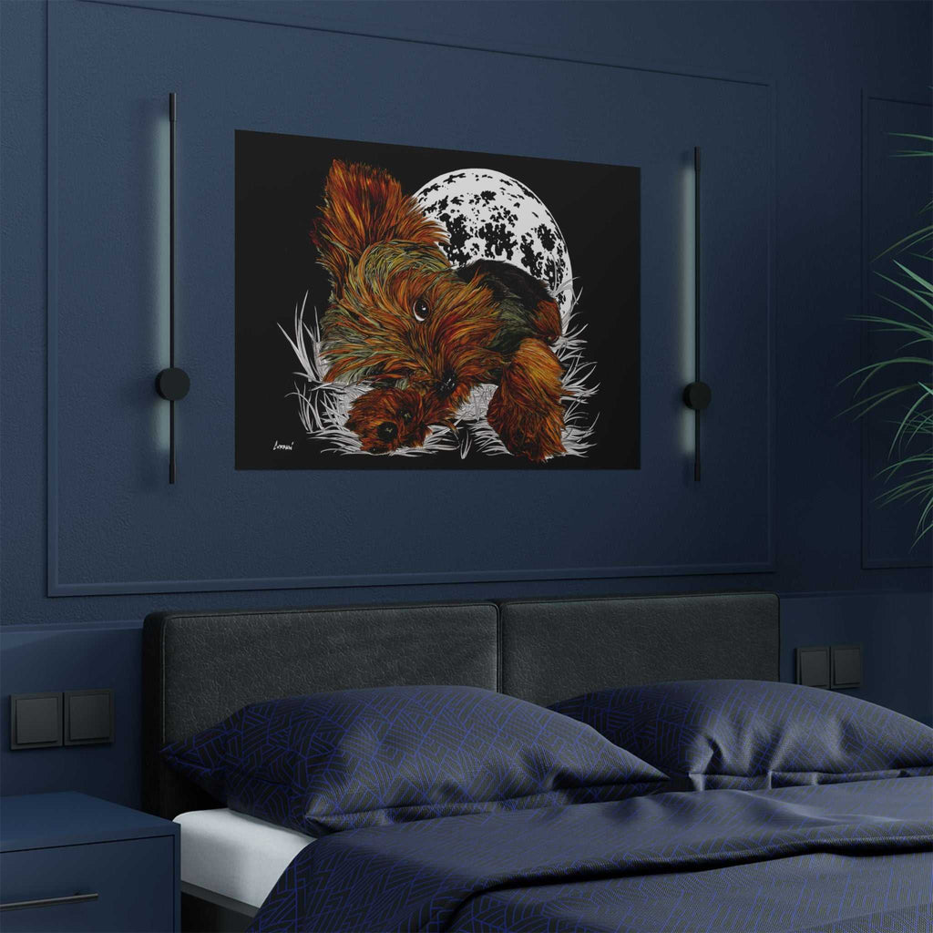 Elevate your walls with our Yorkshire Terrier Satin Poster - 300gsm Art Print for Dog Lovers. Perfect for any pup enthusiast!