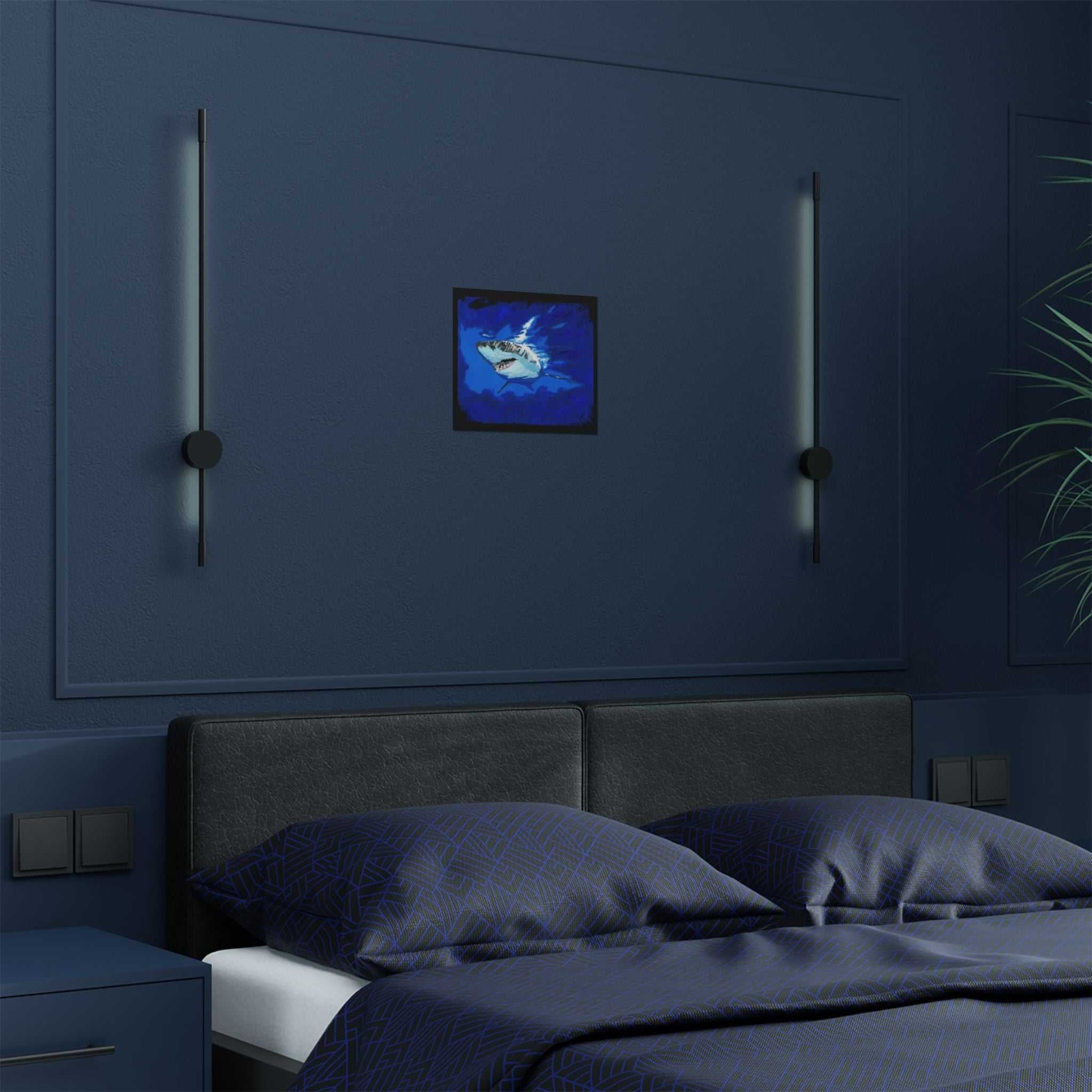 Great White Shark Satin Poster (300gsm) - Vibrant Wall Art