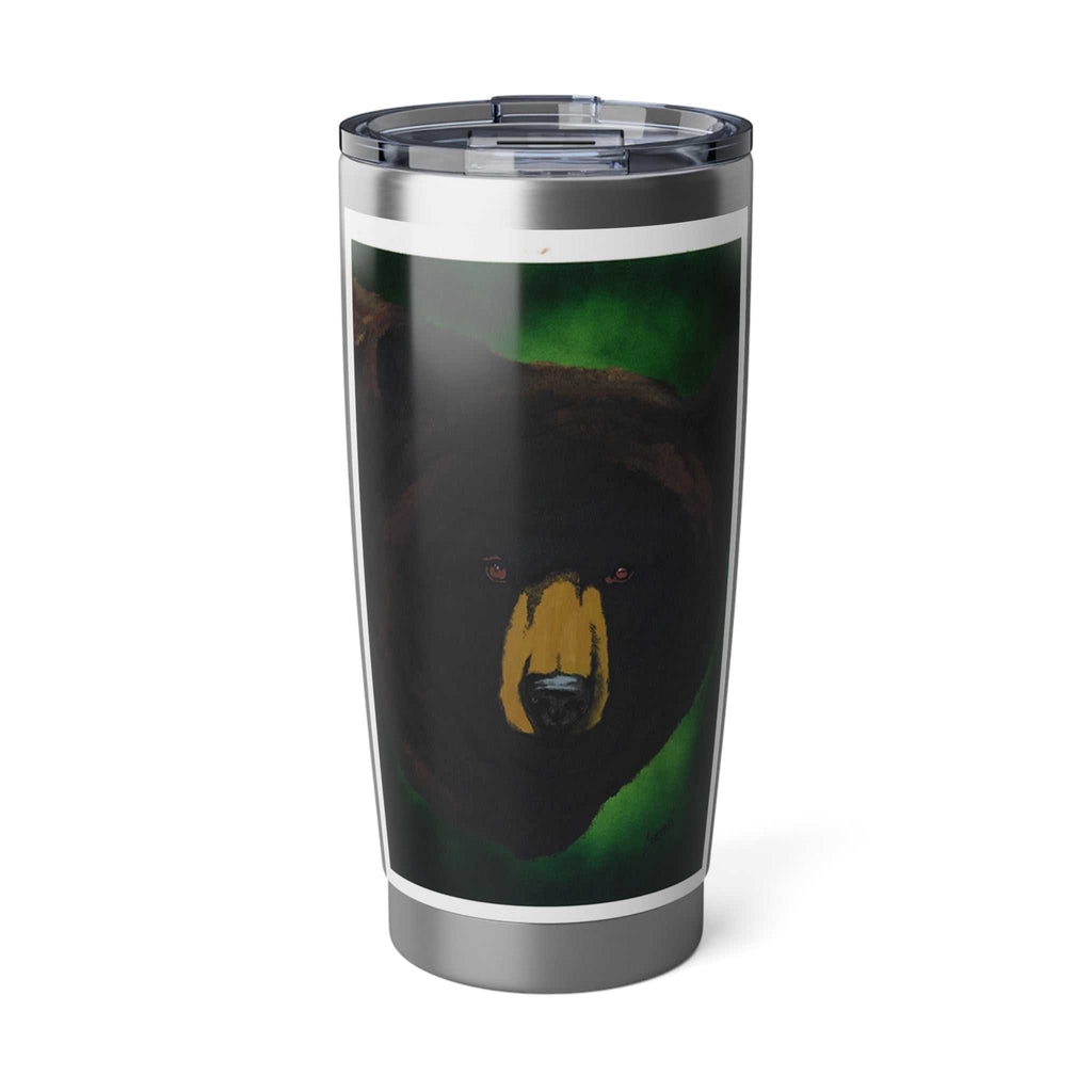 Brown Bear Art 20oz Tumbler - Hand Painted Travel Mug