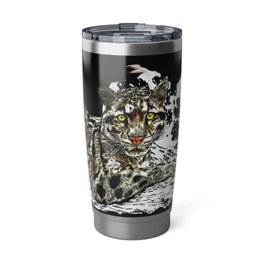 Leopard 20oz Tumbler, Leopard Travel Mug, Gift for Her, Hand Drawn Art Mug, Original Wall Art Design, Perfect Cat Lover Gift