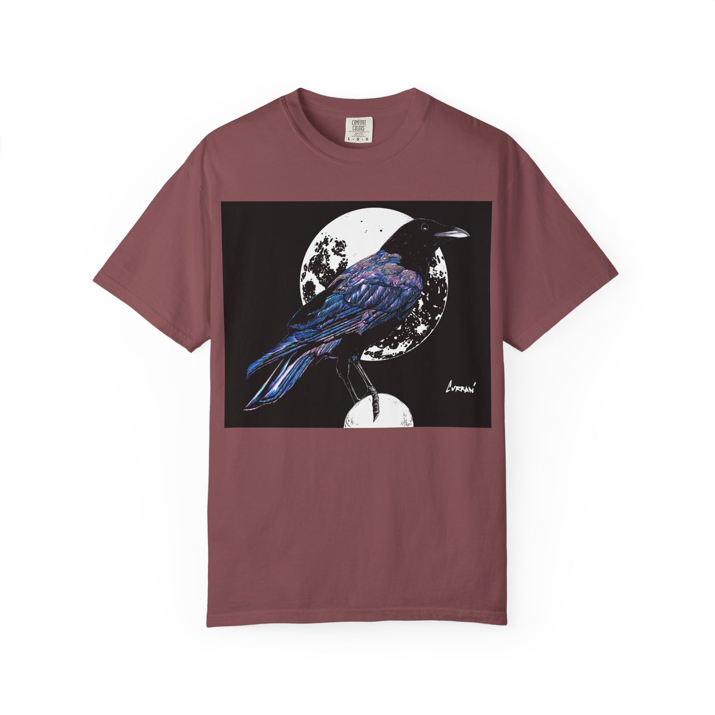 Crow Garment-Dyed T-Shirt for Nature Lovers