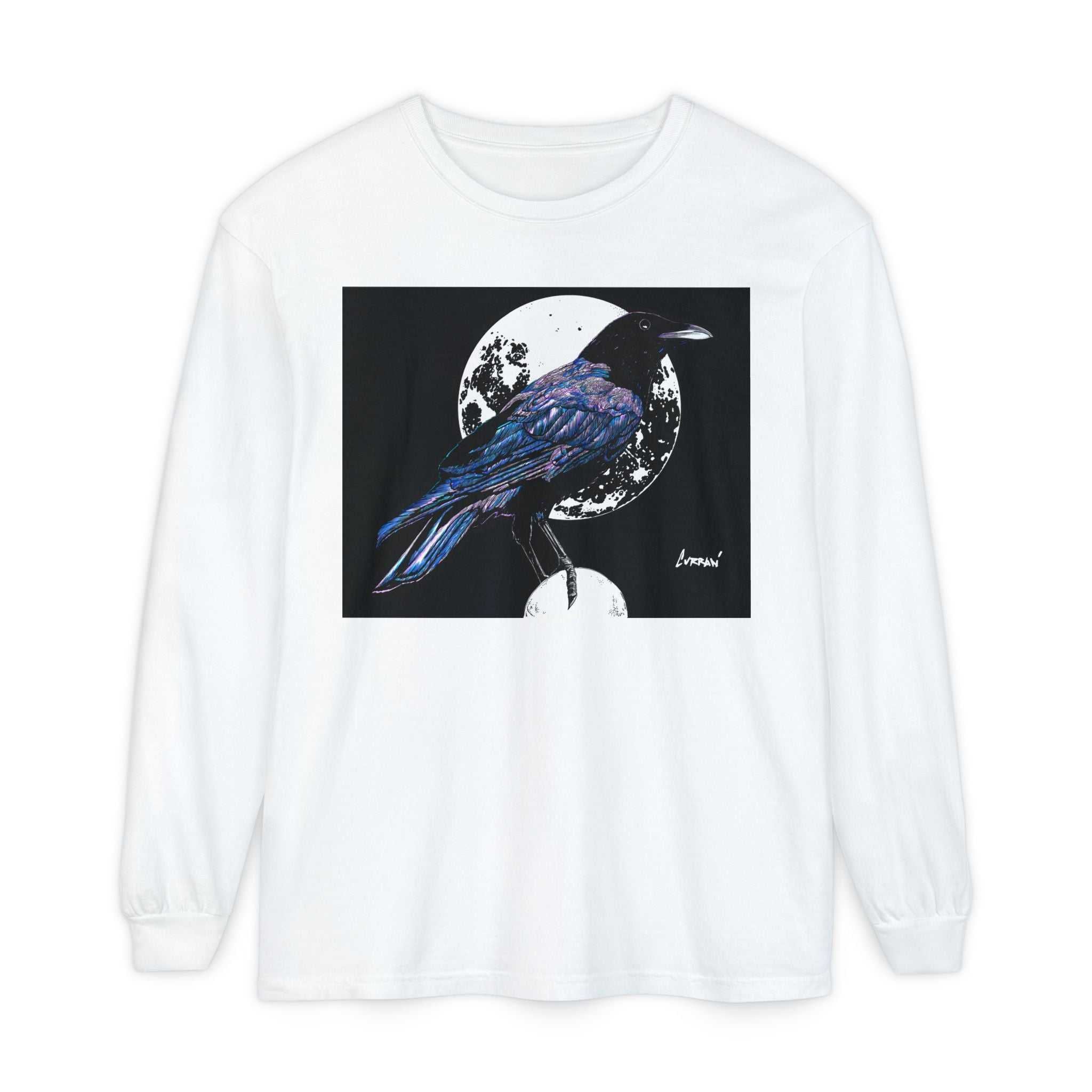 Mystical Crow Long Sleeve T Shirt Unisex