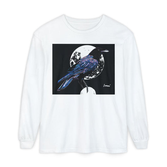 Mystical Crow Long Sleeve T Shirt Unisex