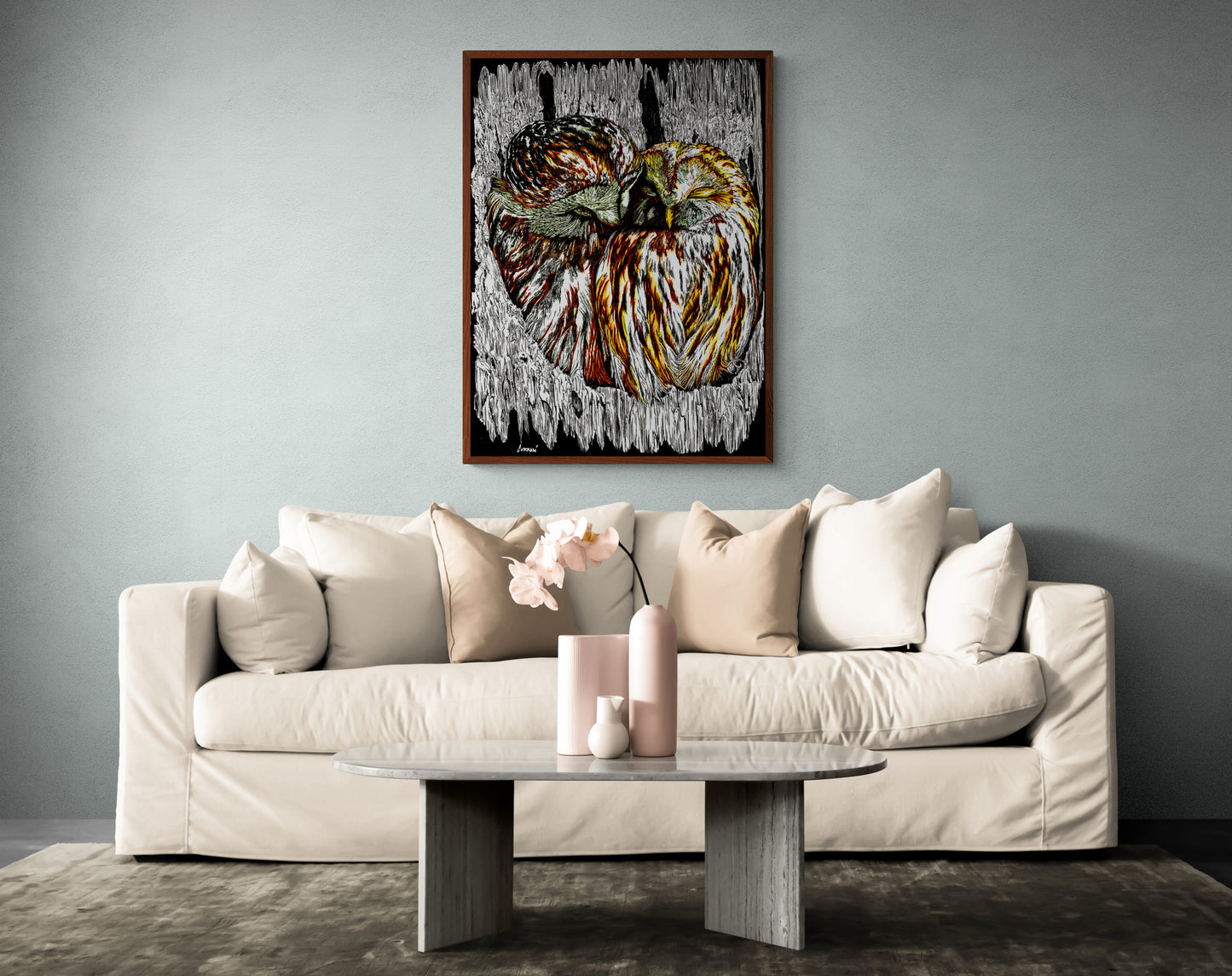 Owls Wall Art Poster