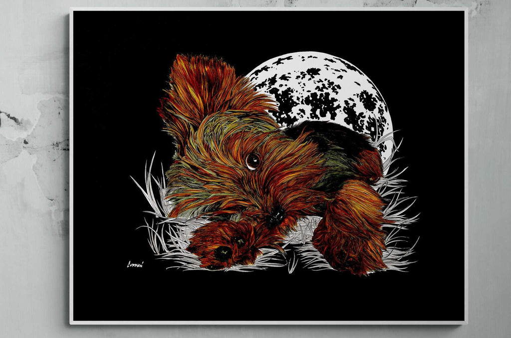 Discover the charm of Yorkie Terrier 1 Original Wall Art Poster - the perfect addition to your home decor. Limited stock available!