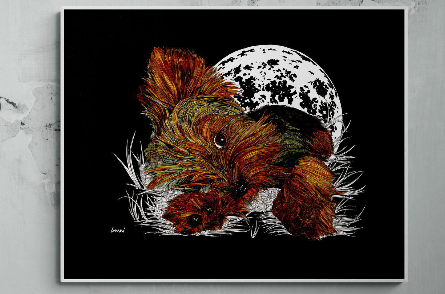 Yorkie Terrier 1 Wall Art Poster