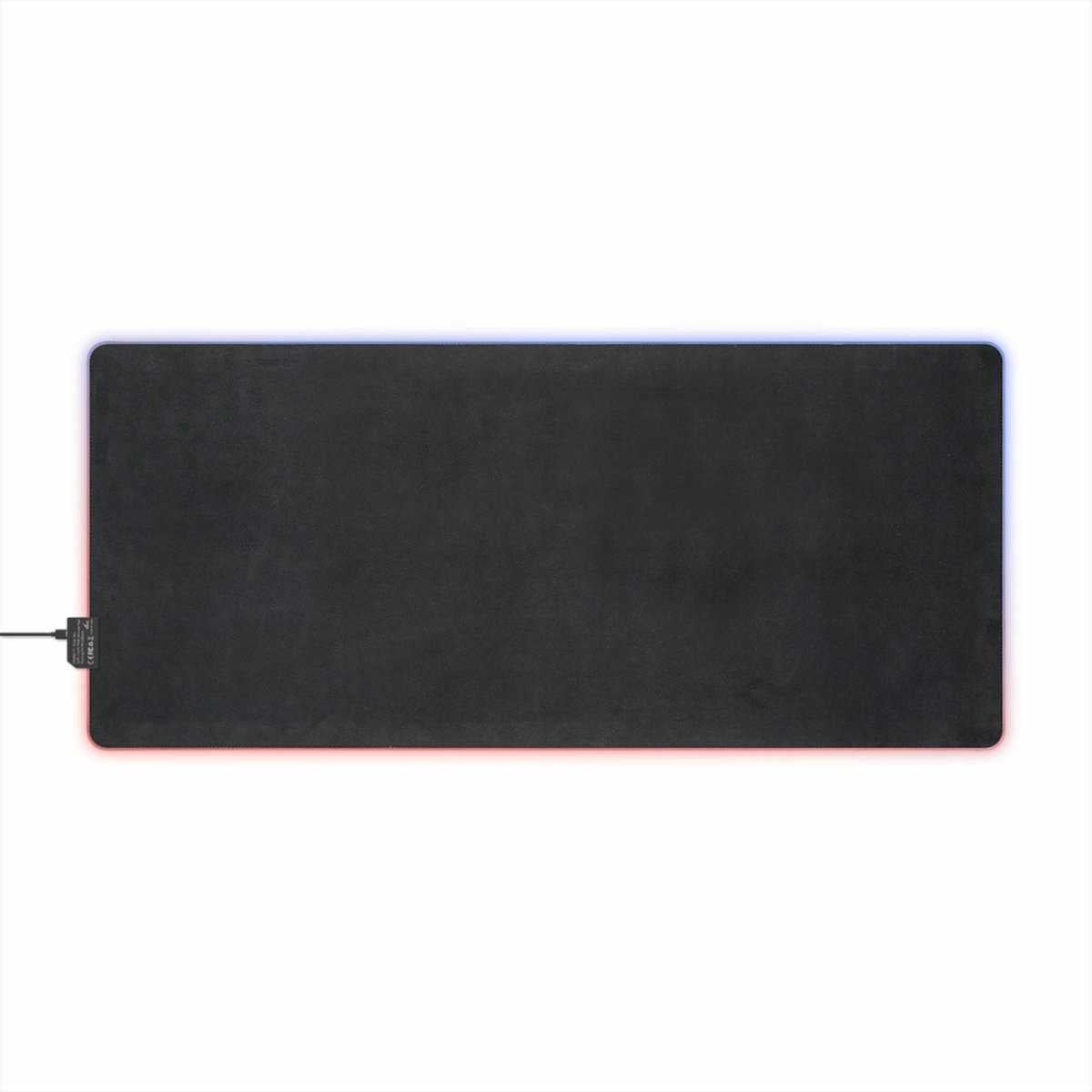 Adorable Dachshund Design LED Mouse Pad with Moon Accent