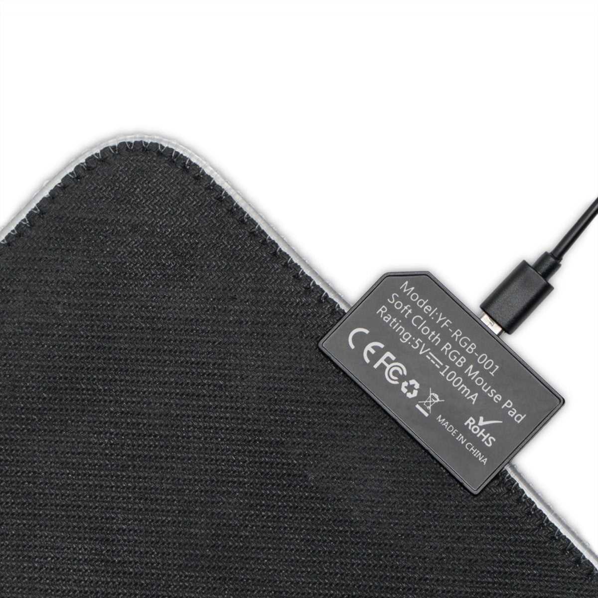 Adorable Dachshund Design LED Mouse Pad with Moon Accent