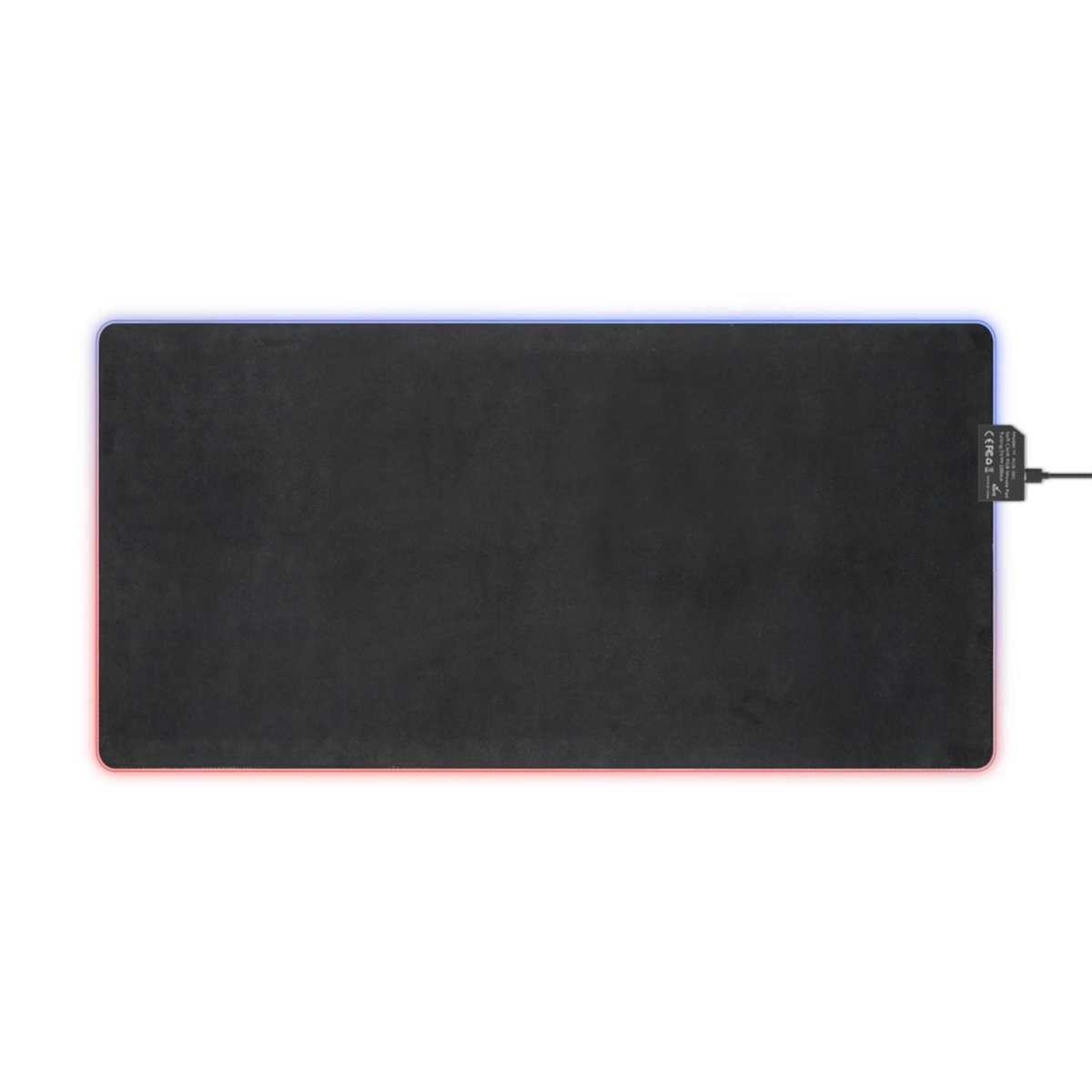 Adorable Dachshund Design LED Mouse Pad with Moon Accent