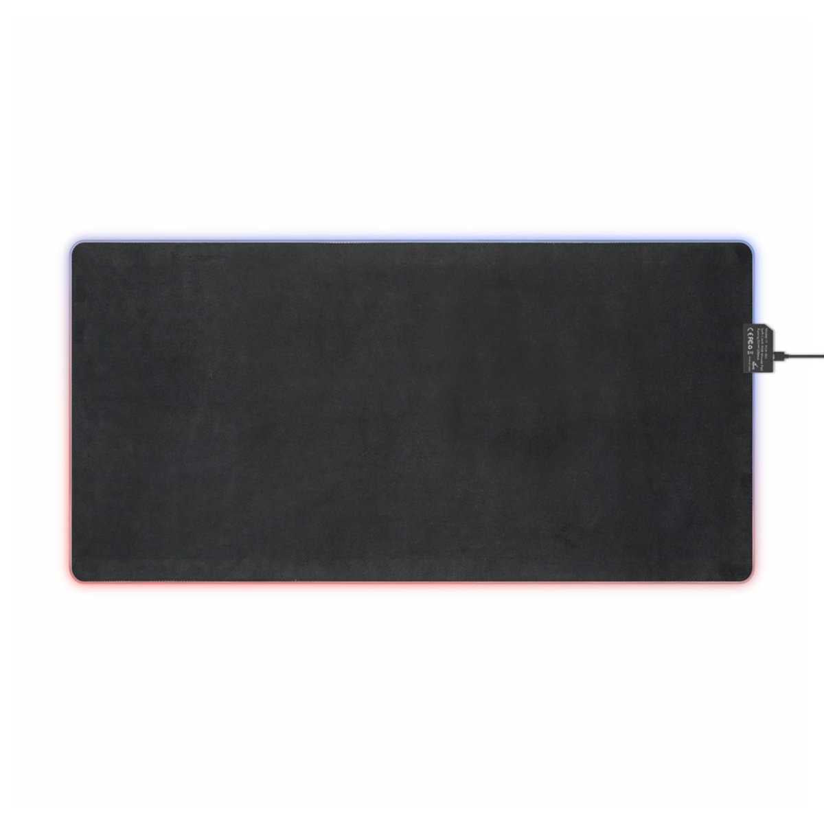 Adorable Dachshund Design LED Mouse Pad with Moon Accent