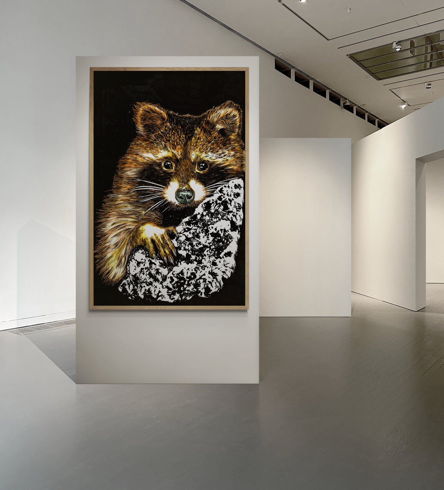 Raccoon Wall Art Poster