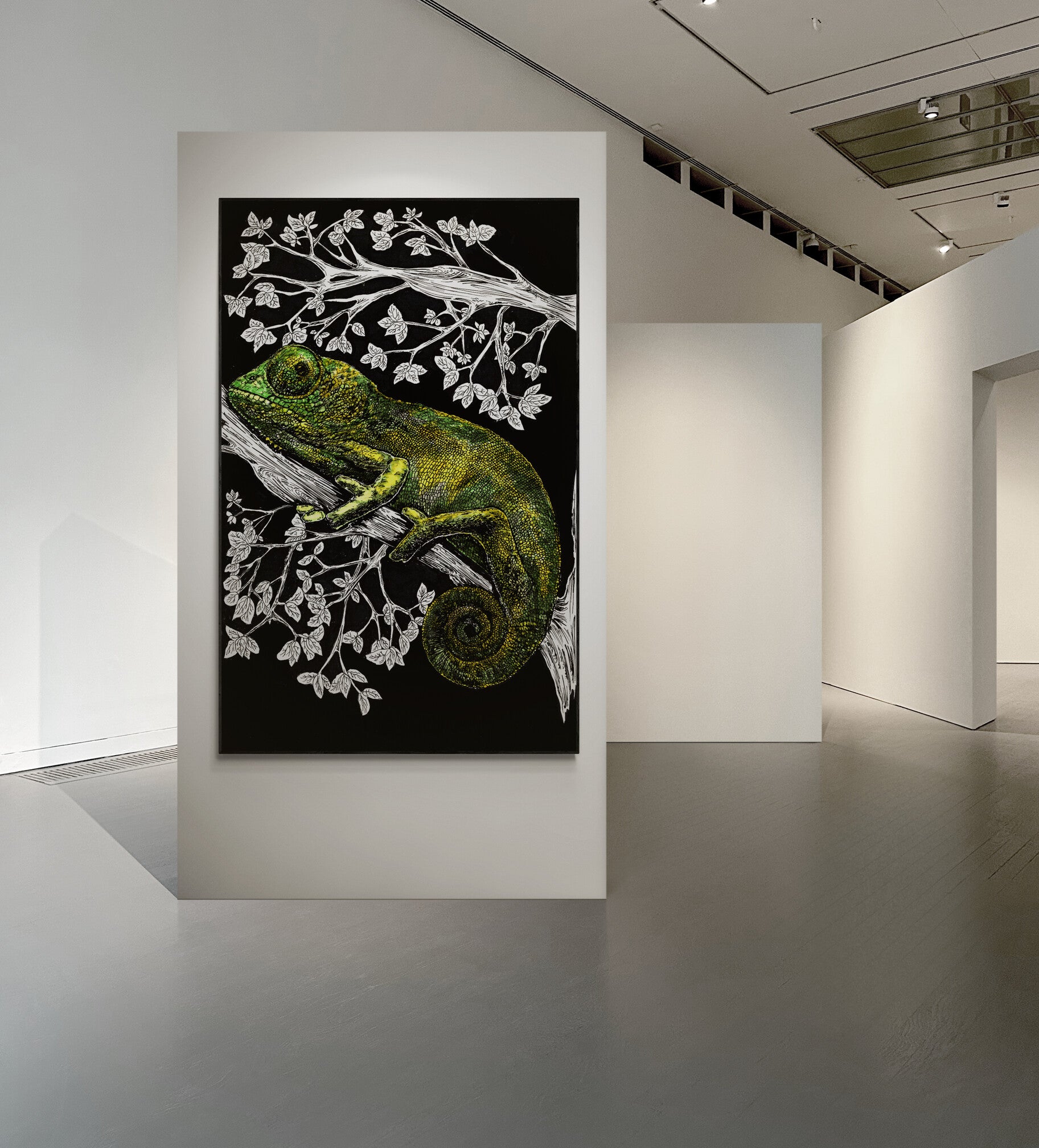 Chameleon 2 Wall Art Poster Print of Original Art