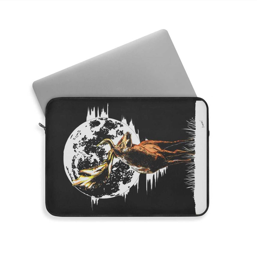Artistic Deer Hand Drawn Wildlife Laptop Sleeve